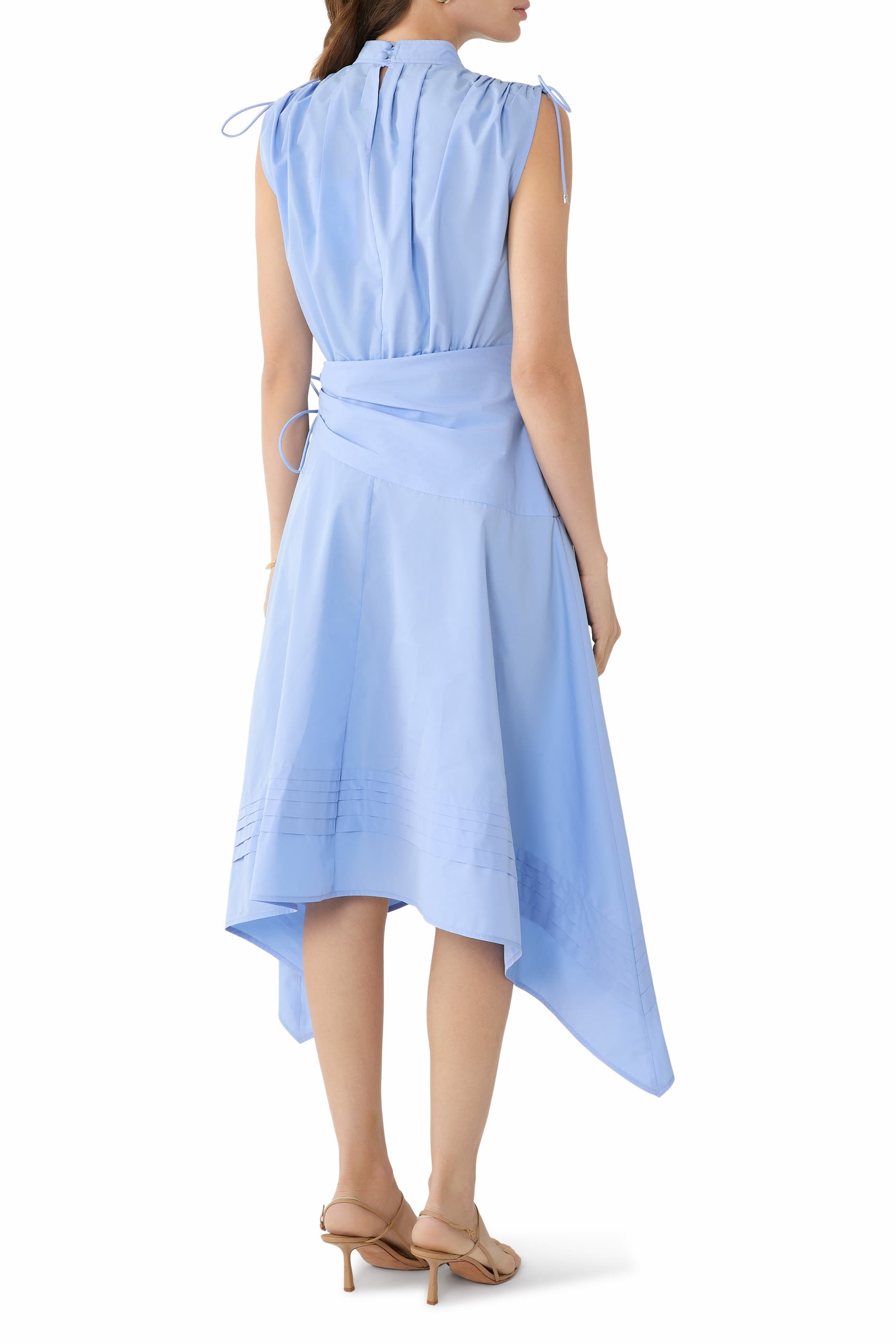 Ruched Handkerchief Dress