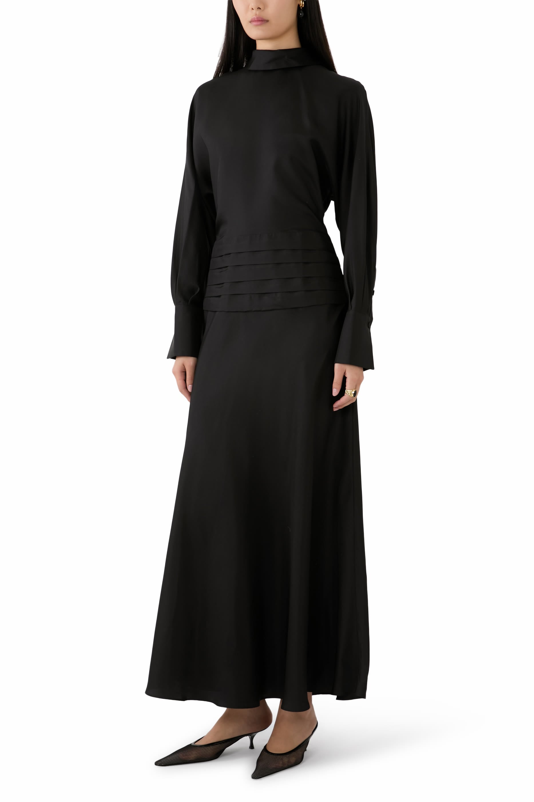  Tuxedo Silk Dress 