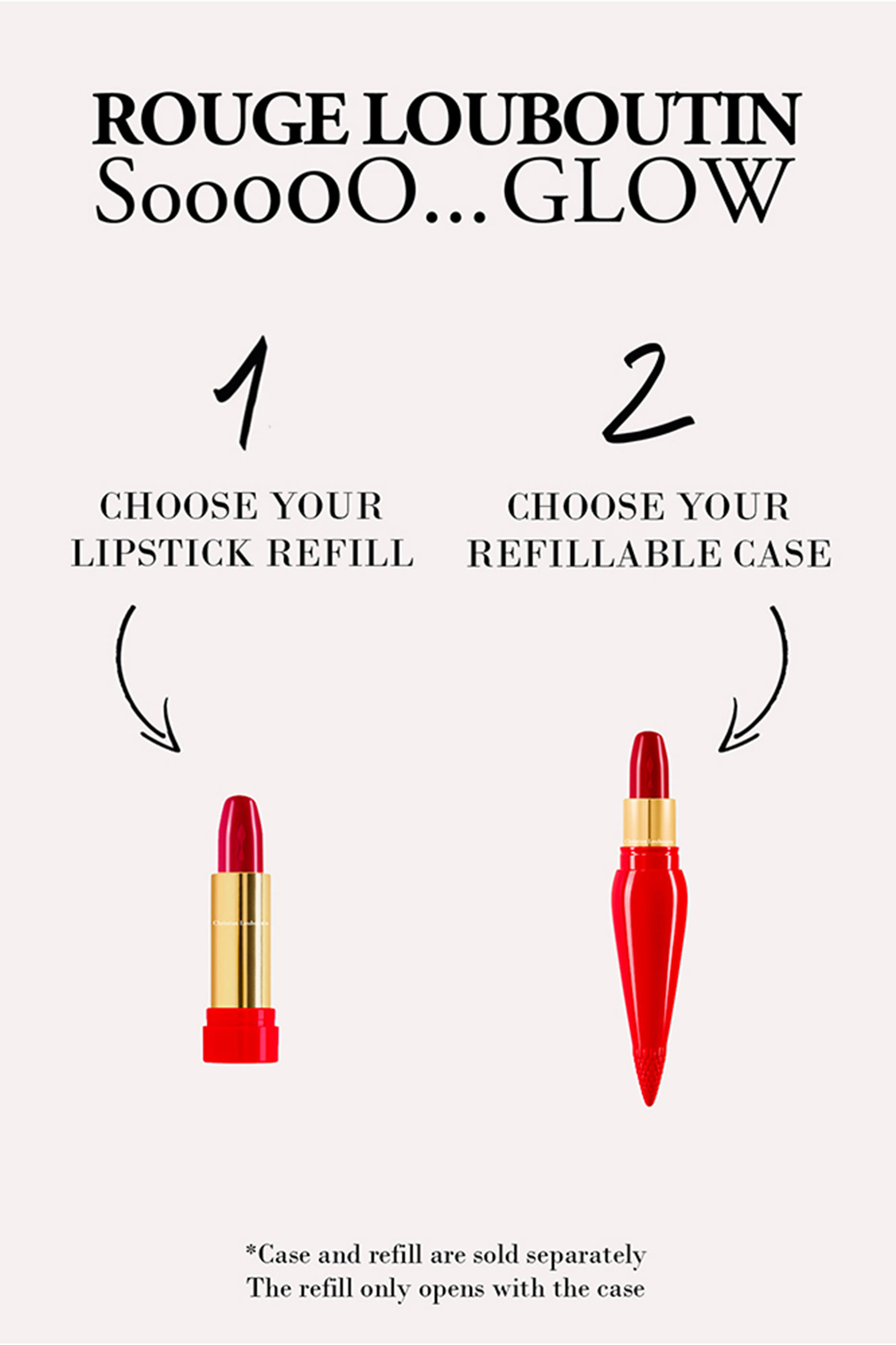 Rouge Louboutin SooooO&hellip;Glow Lip Color Lipstick Refill