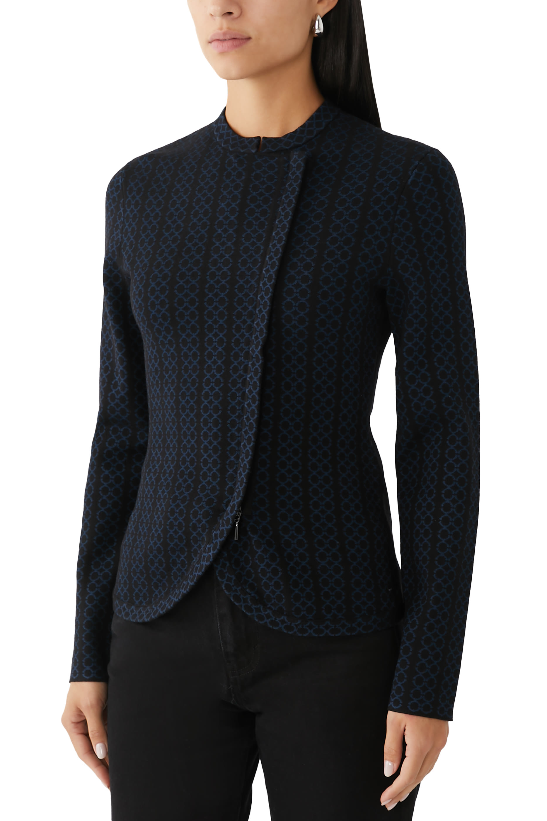 Long Sleeve Knitted Blazer