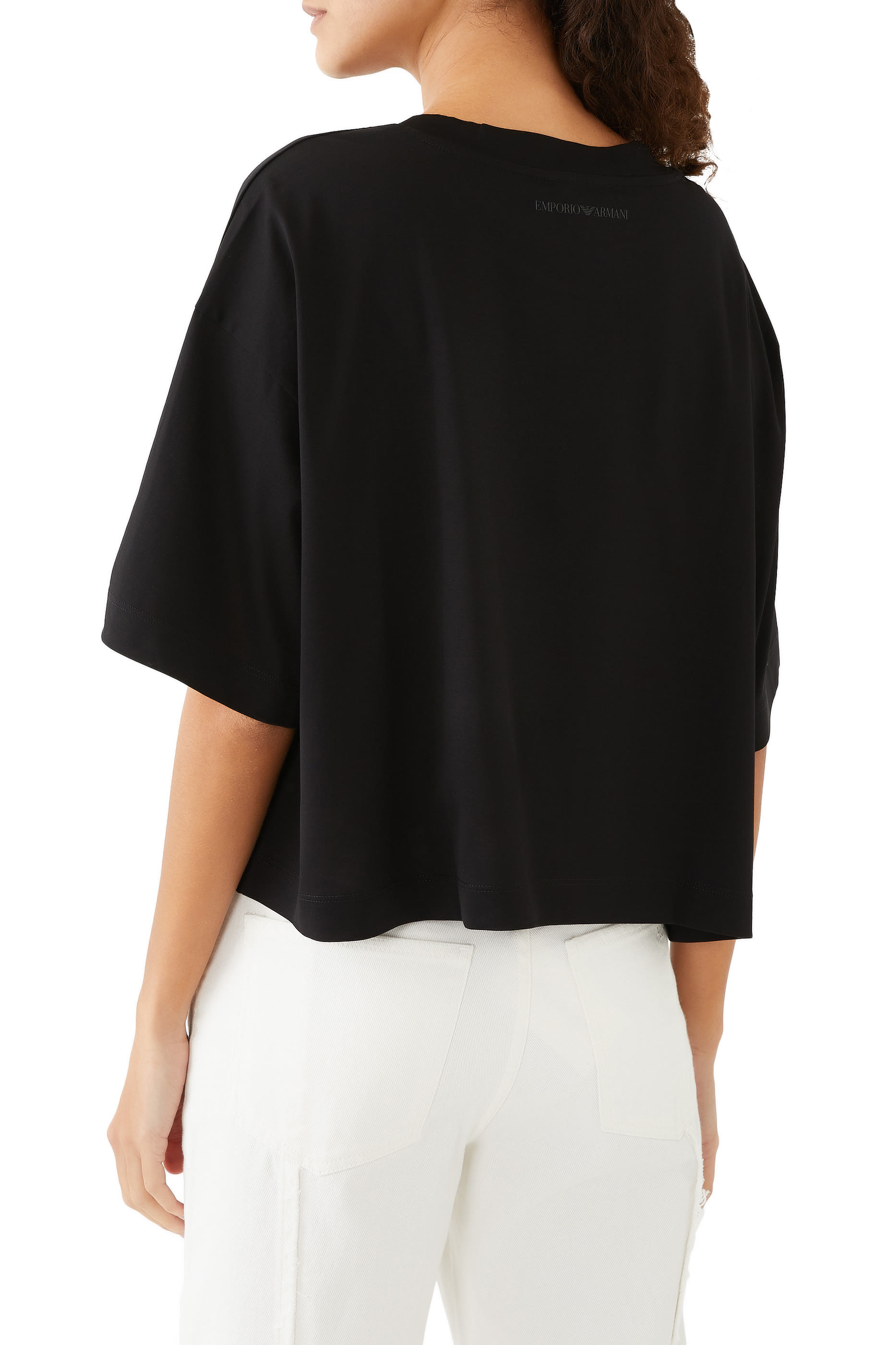 Cropped EA Logo Heart Bottom Valentine's T-Shirt