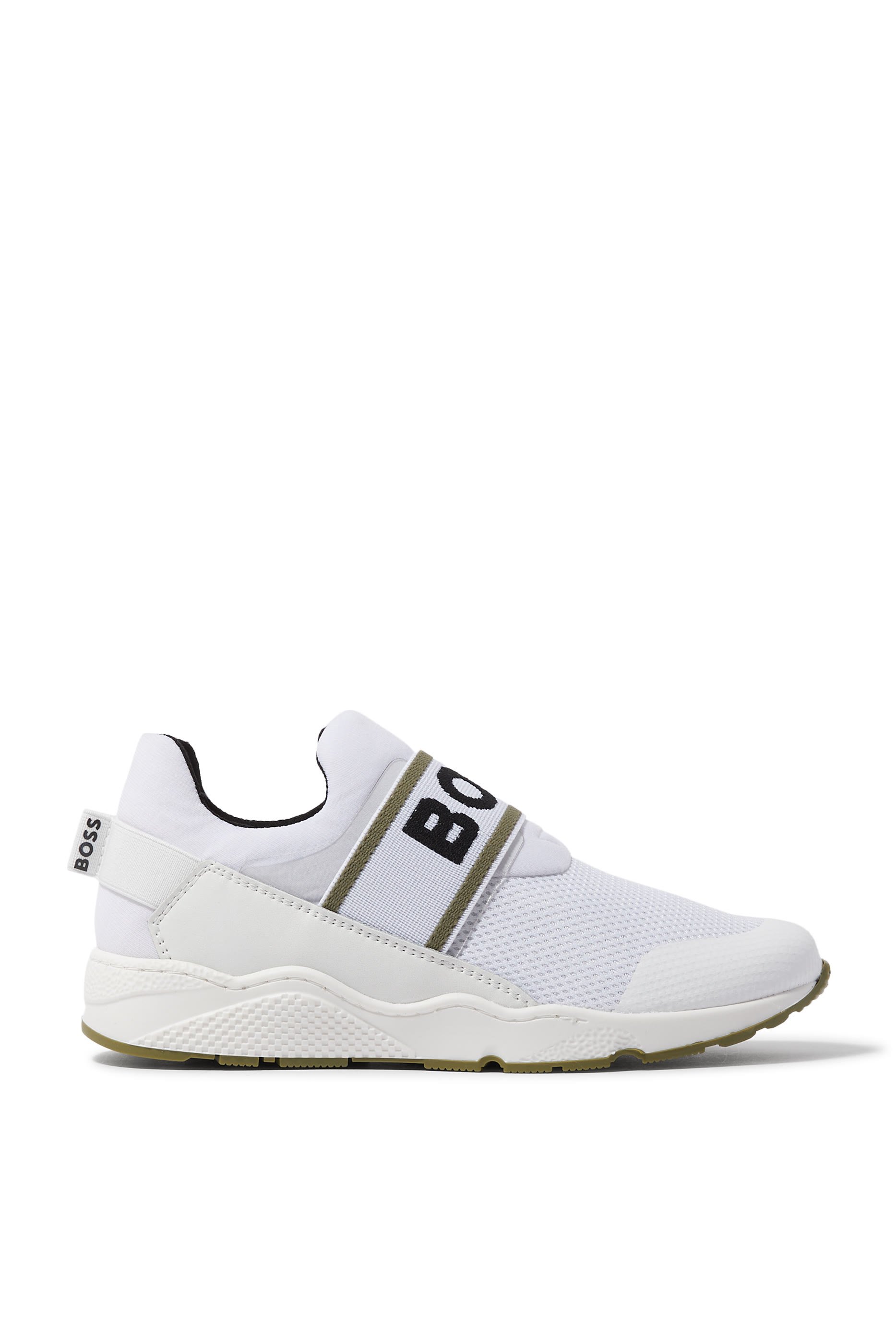 Kids' Leather & Mesh Sneakers