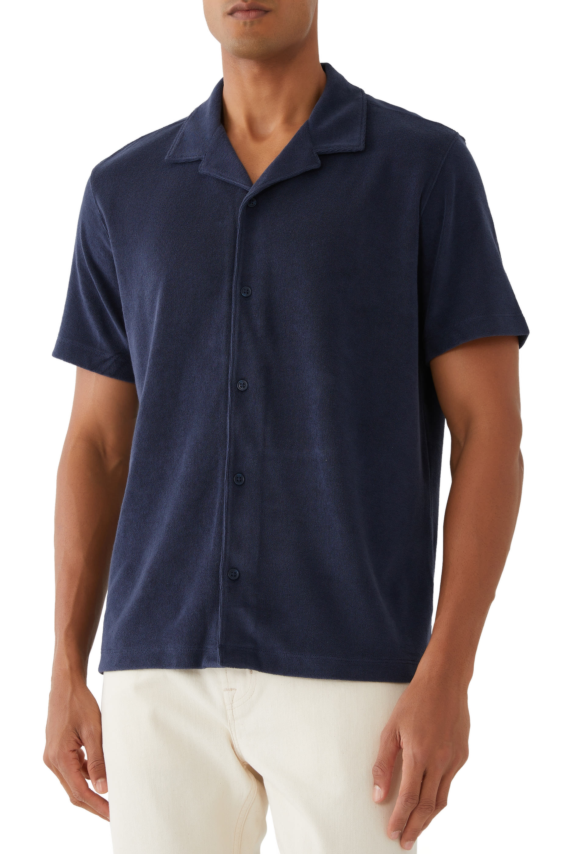 Pima Cotton Terry Cabana Shirt