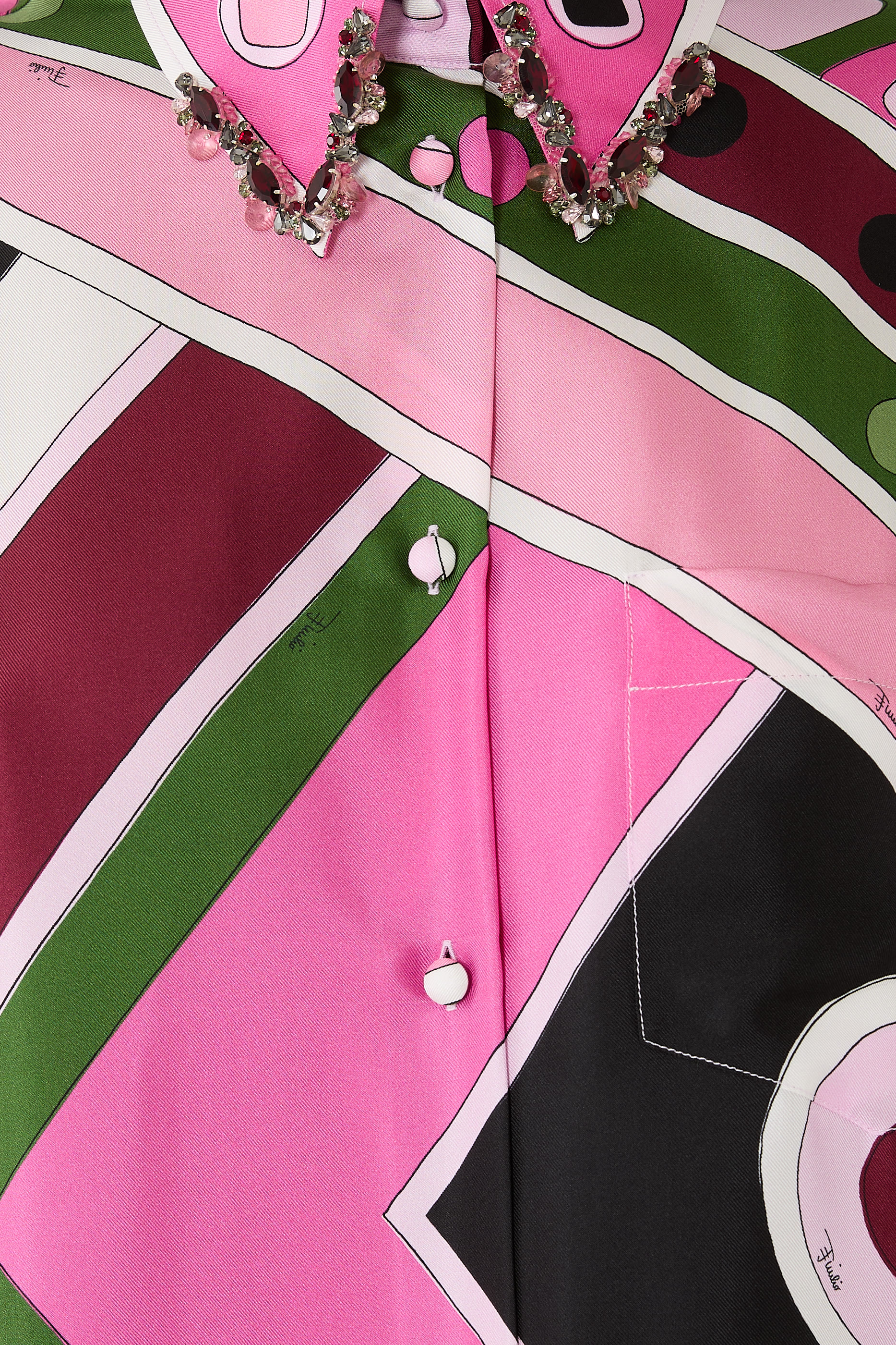 Vivara-Print Silk-Twill Shirt