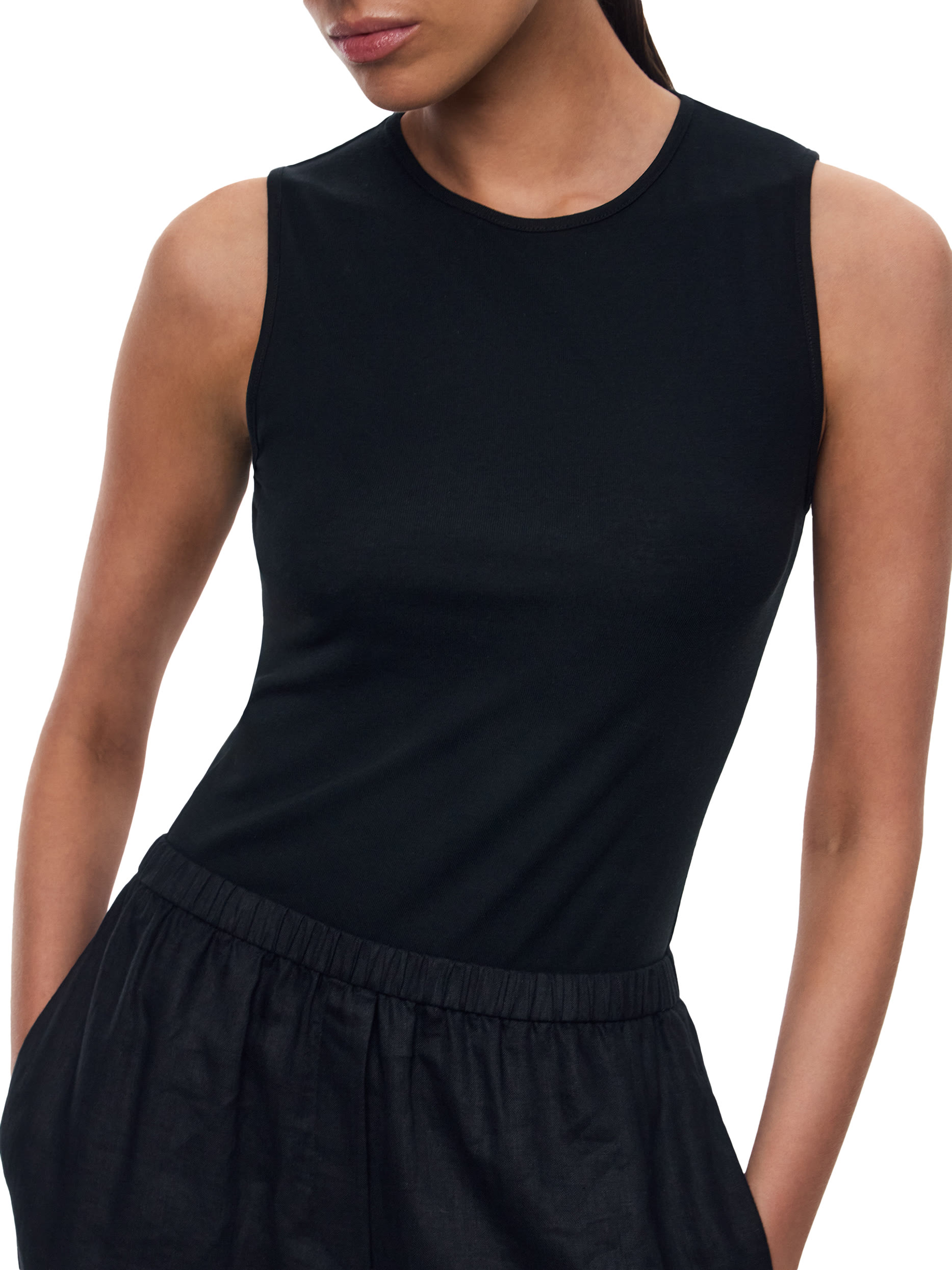 Viscose-Wool Tank Top 