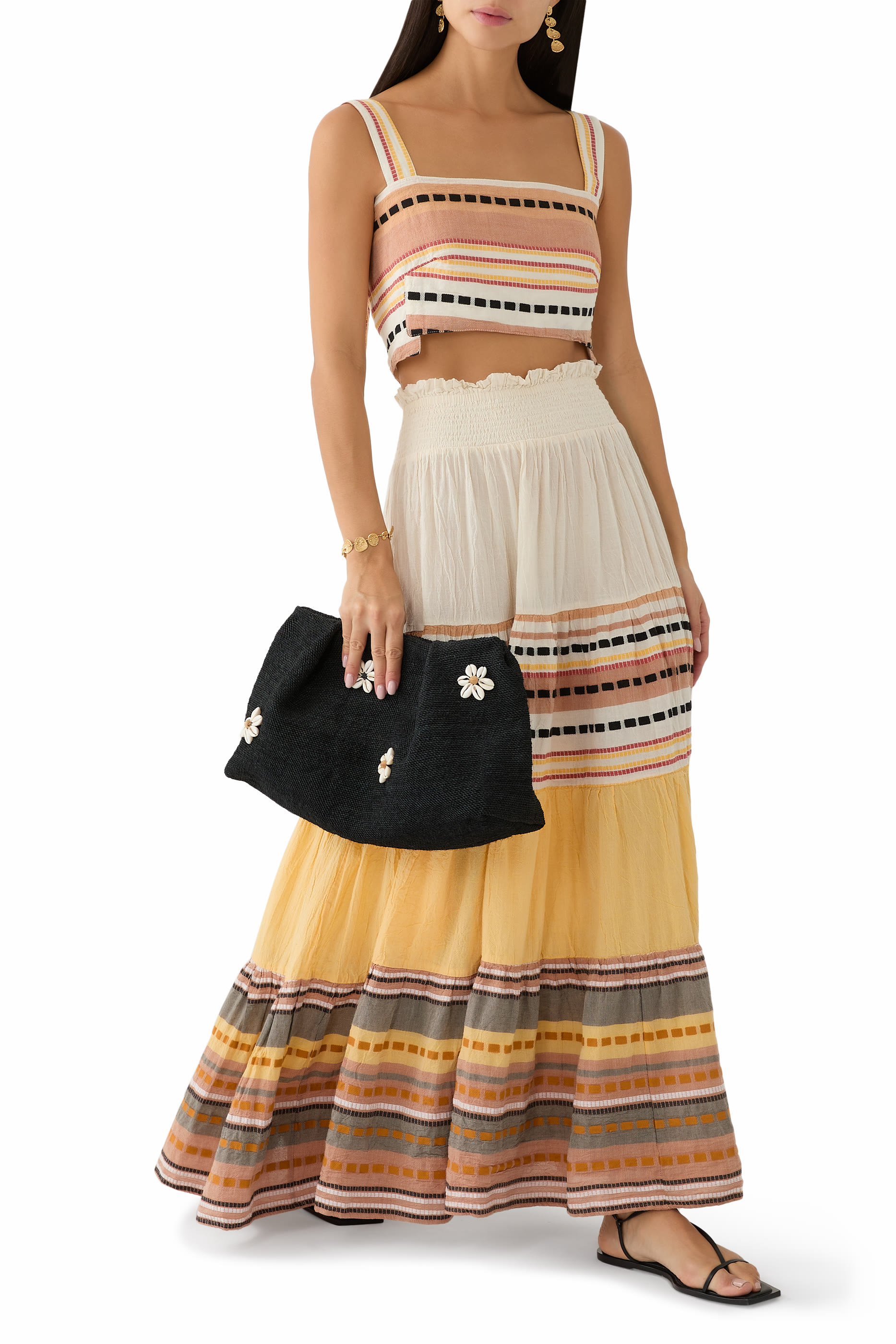 Zakar Cotton Maxi Skirt