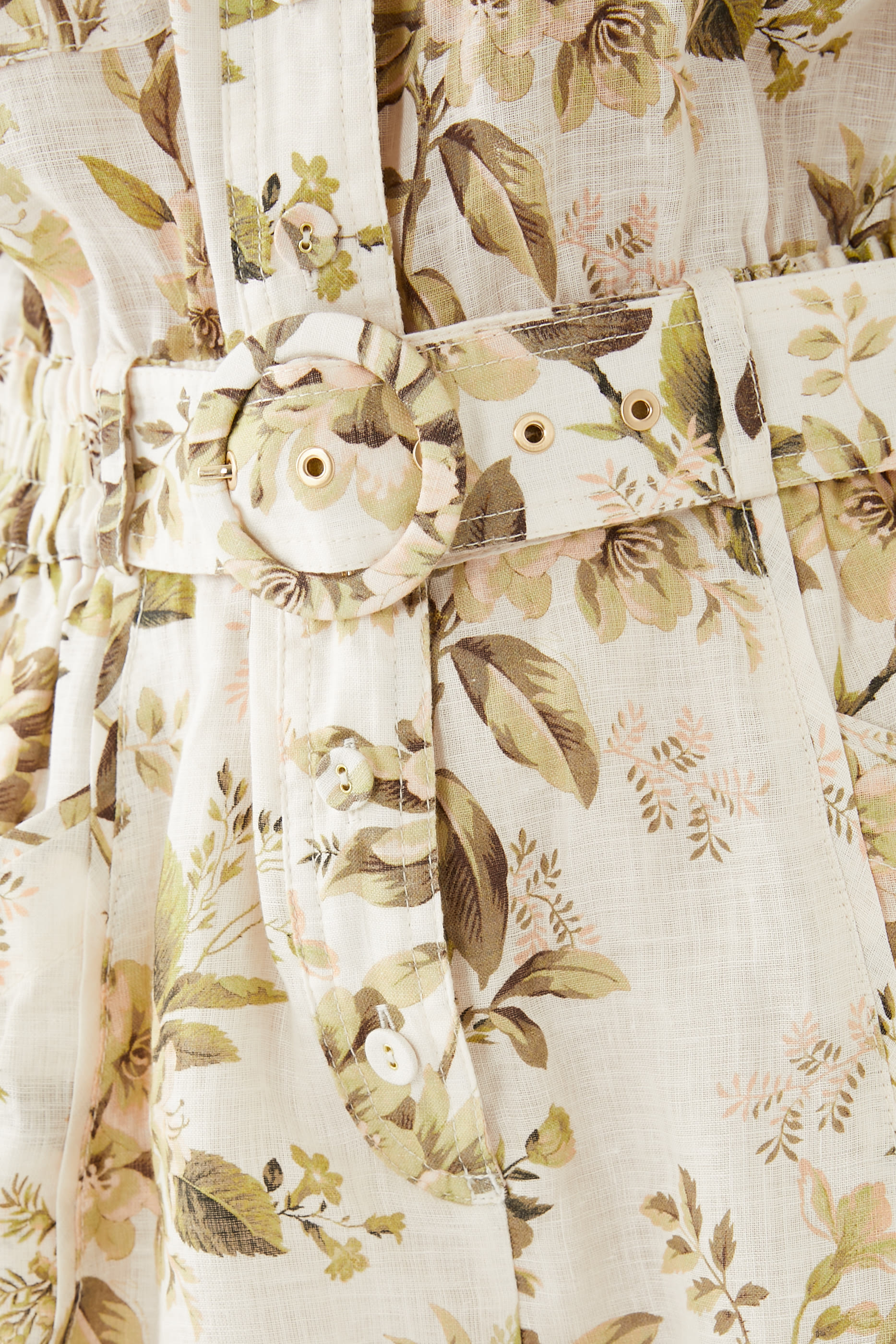 Panelled Belted Playsuit