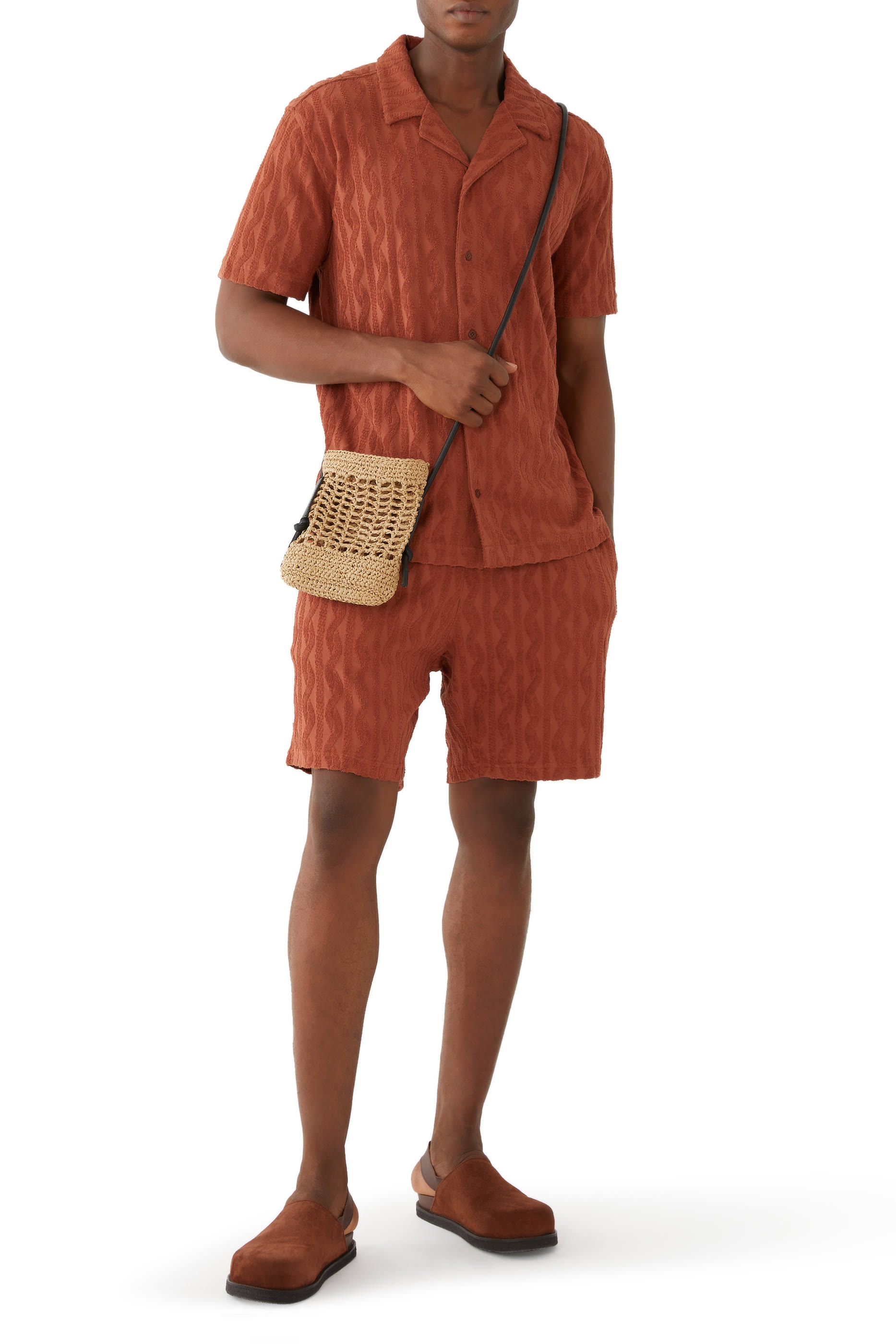 Augusto Terry Cotton Shorts