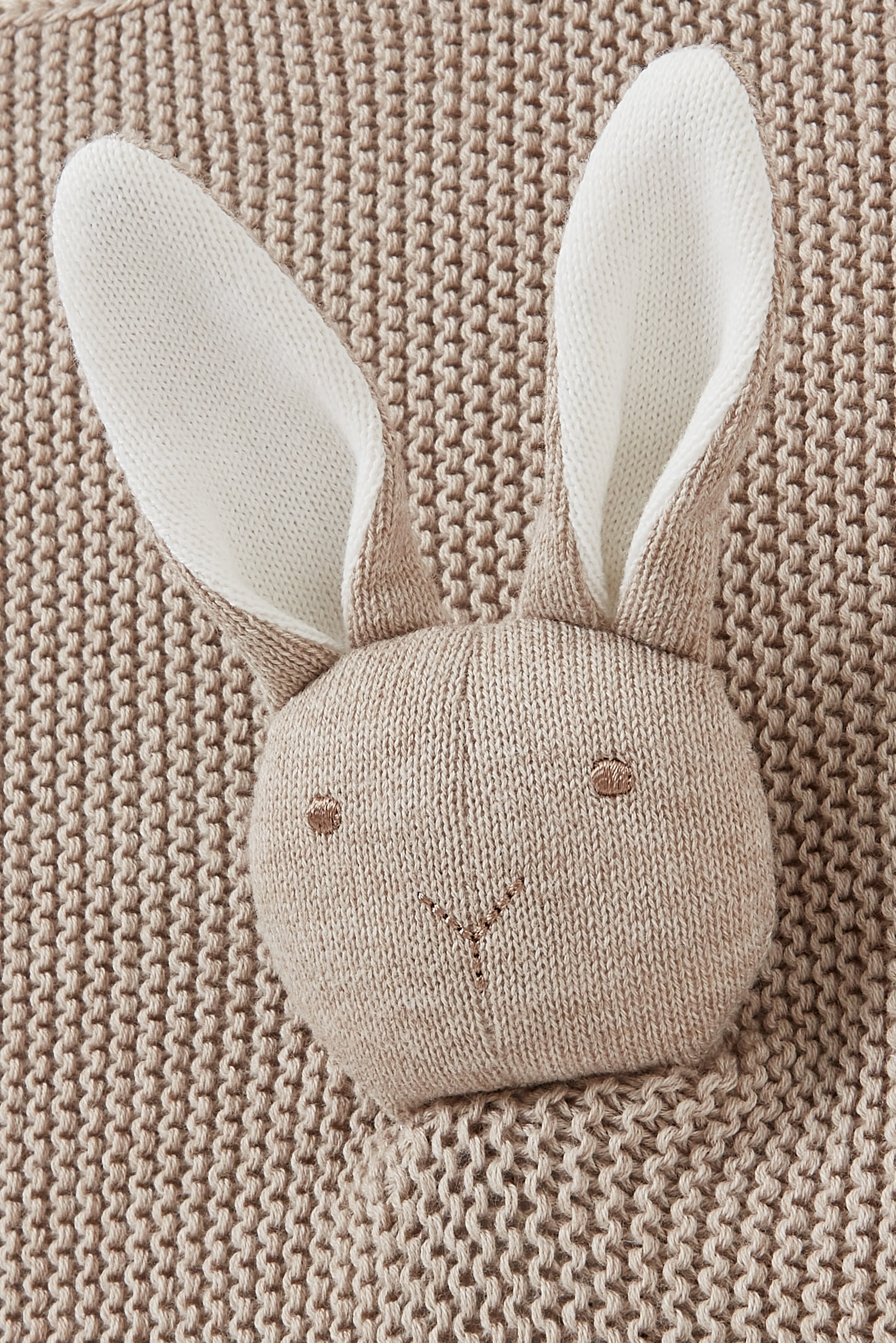 Kids Beanie Hat & Rabbit Comforter Set