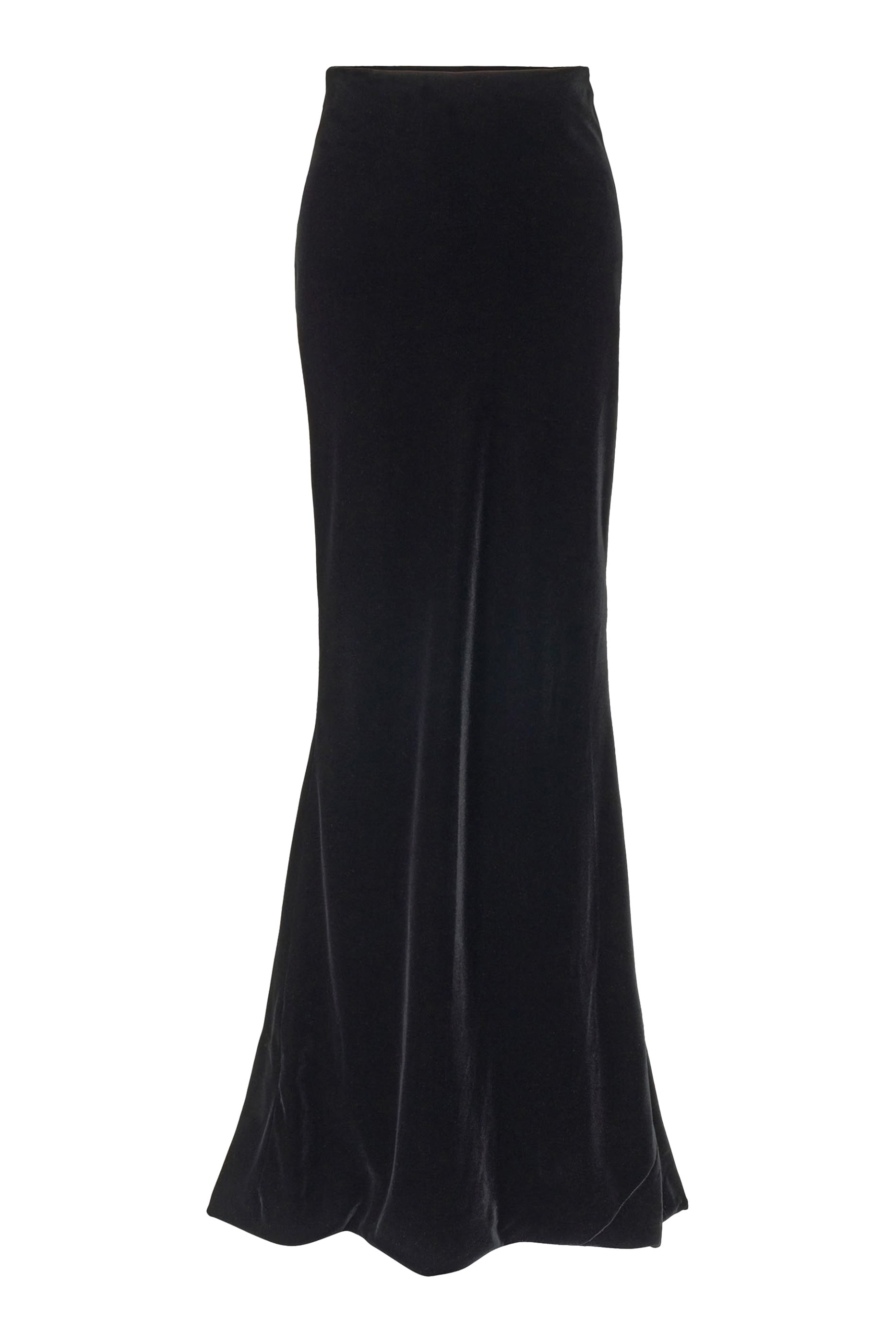 Velvet Train Skirt
