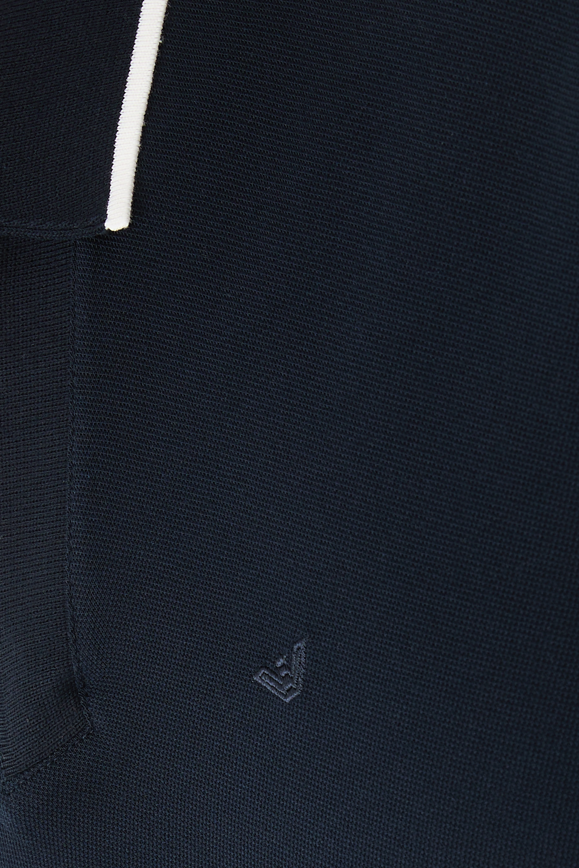 Micro Eagle Logo V-Neck Polo Shirt