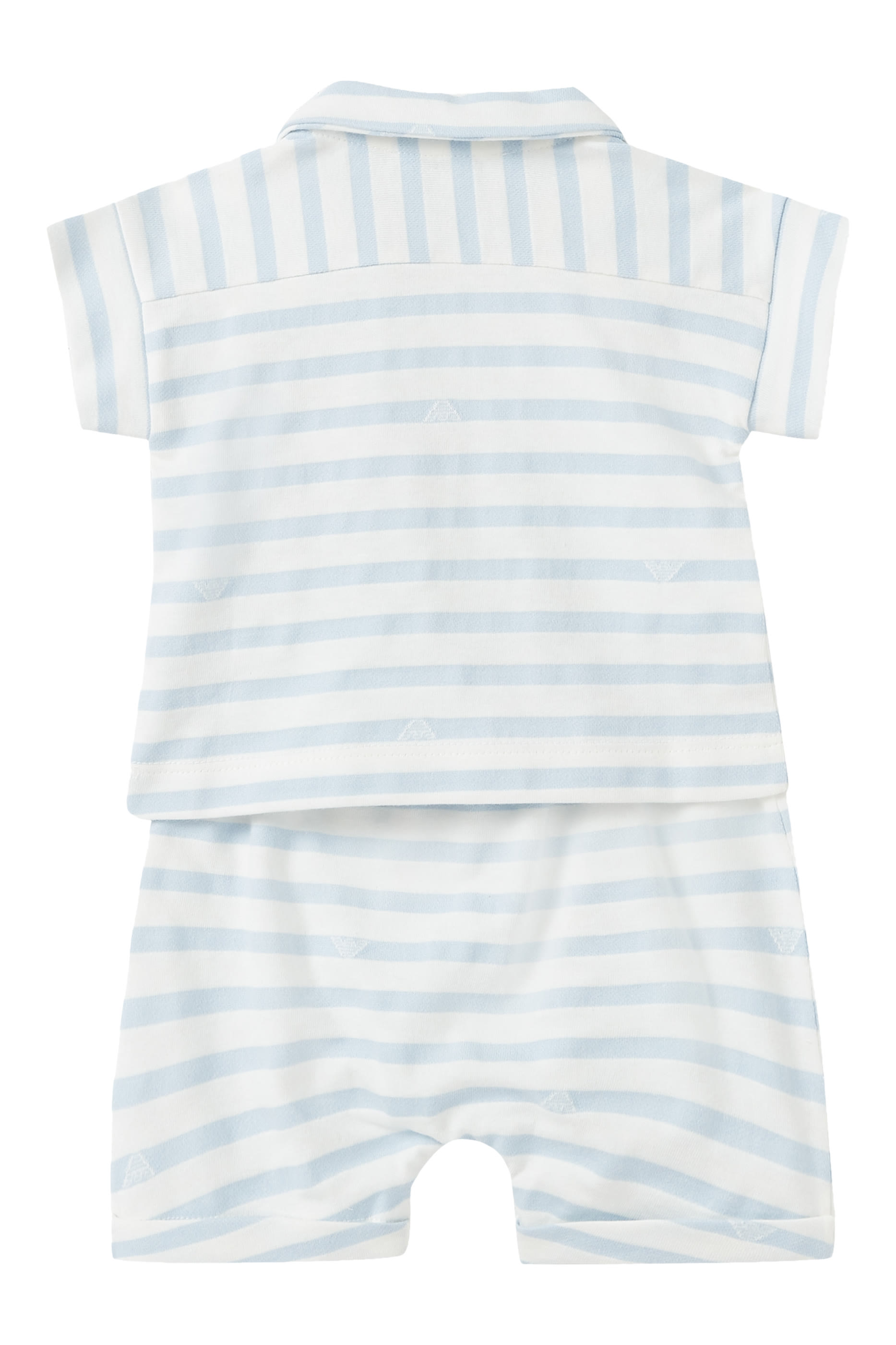Kids Striped Polo & Shorts Set
