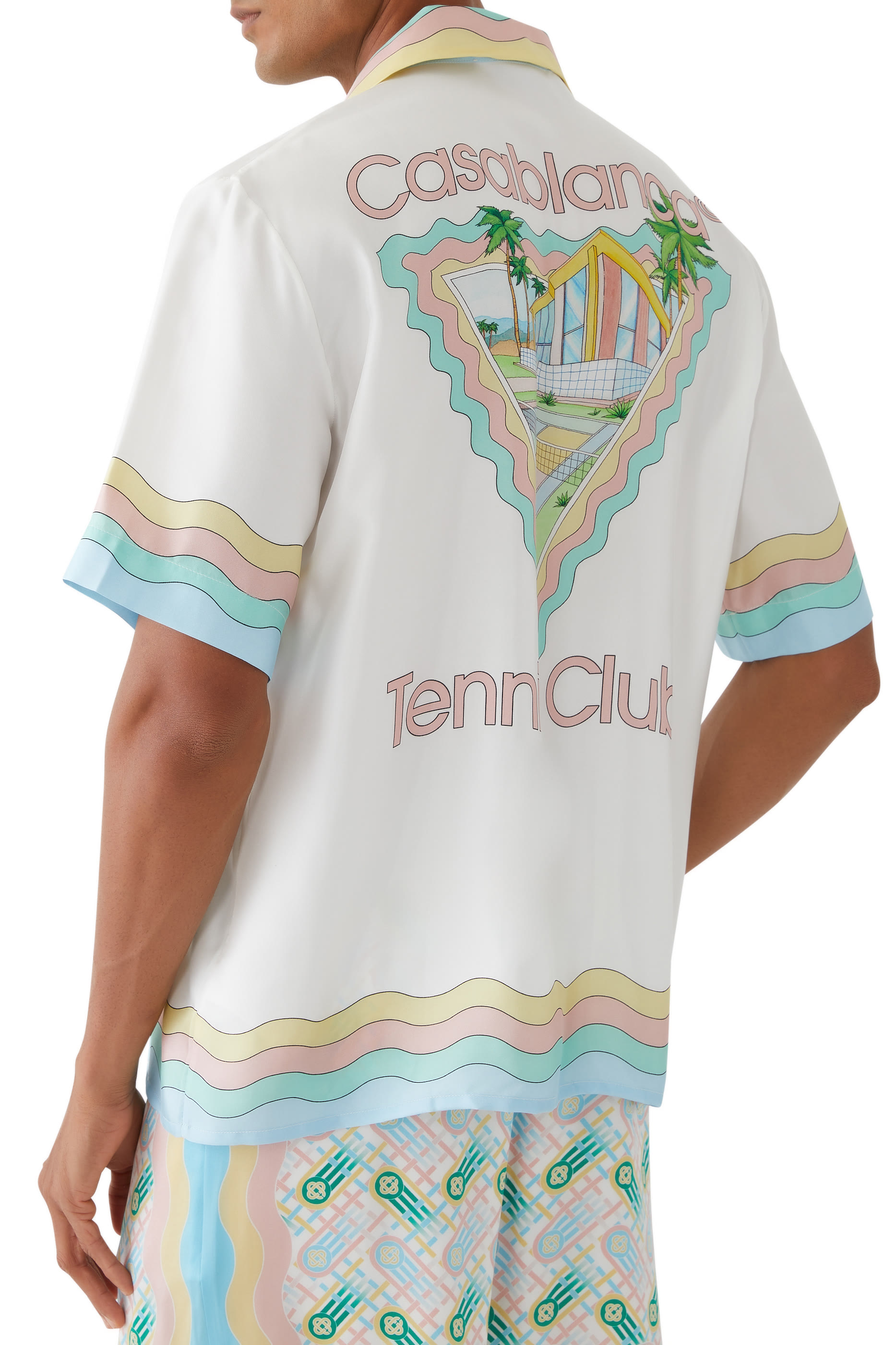 Cuban Collar Short Sleeve Shirt