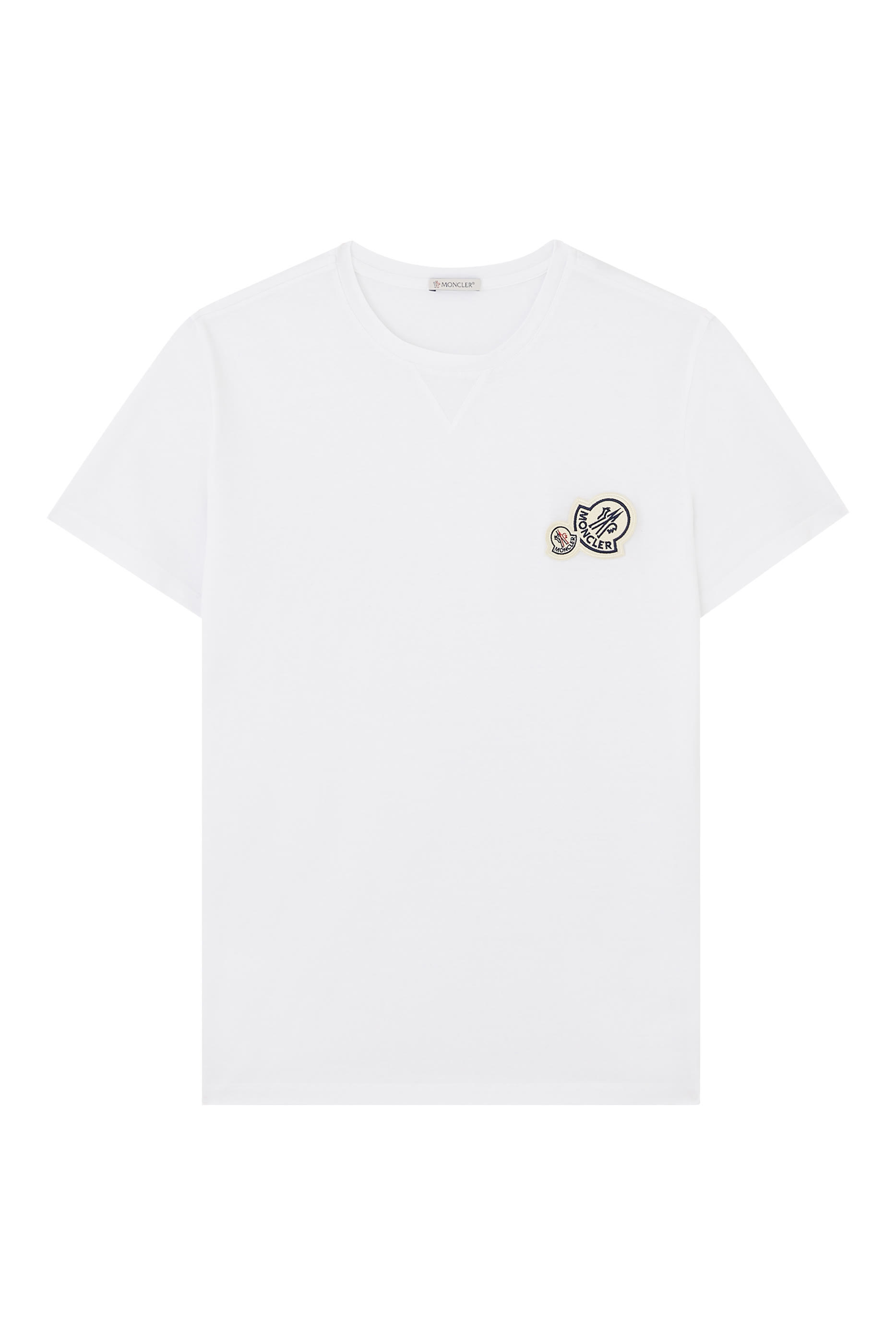 Double Logo Cotton T-Shirt