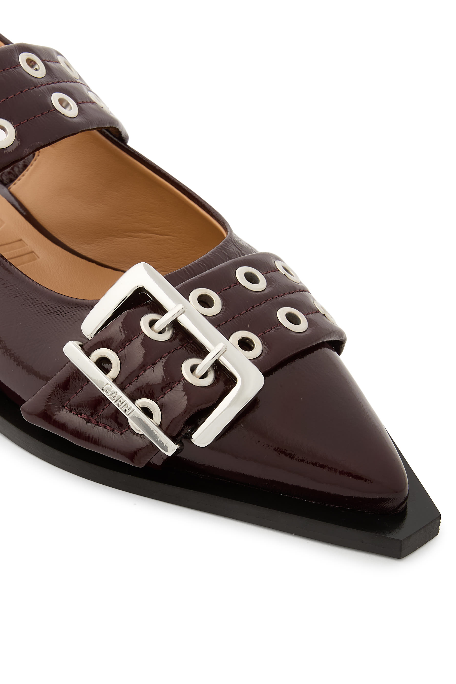 Feminine Buckle Ballerinas