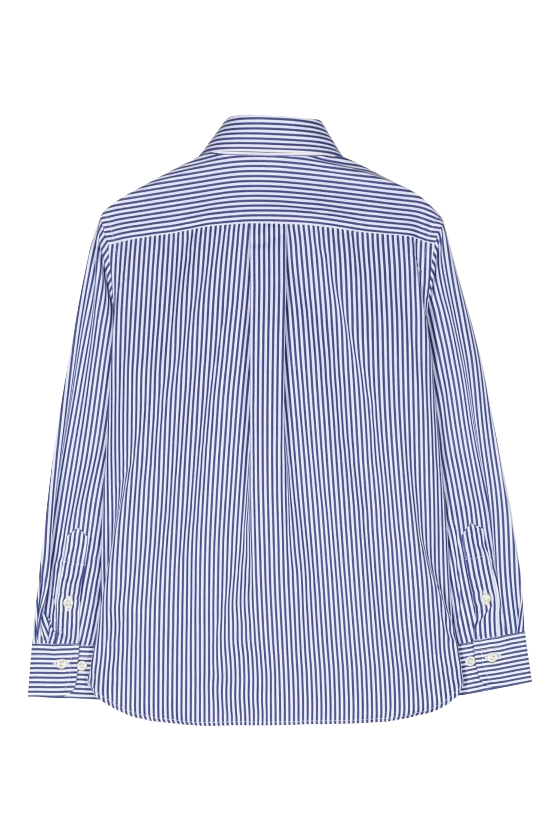 Kids Stripe Cotton Poplin Shirt