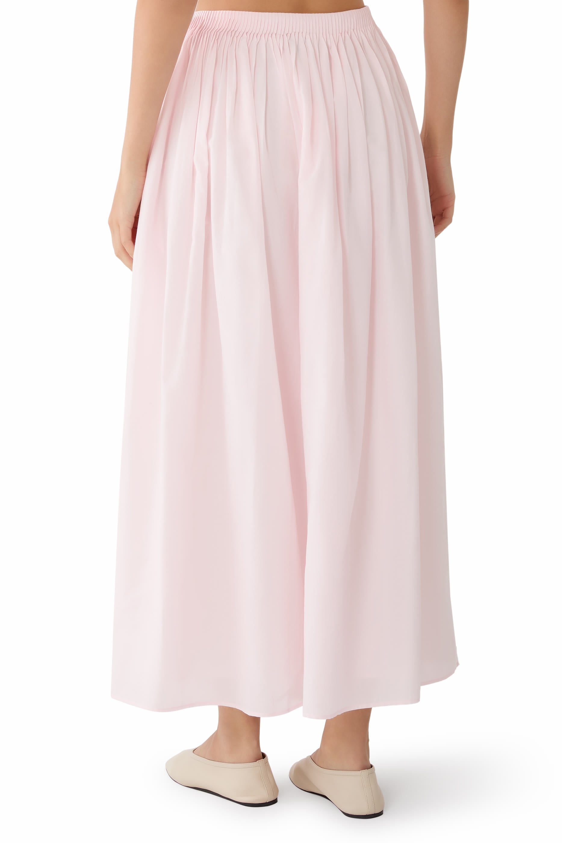 Naya Gathered Midi Skirt