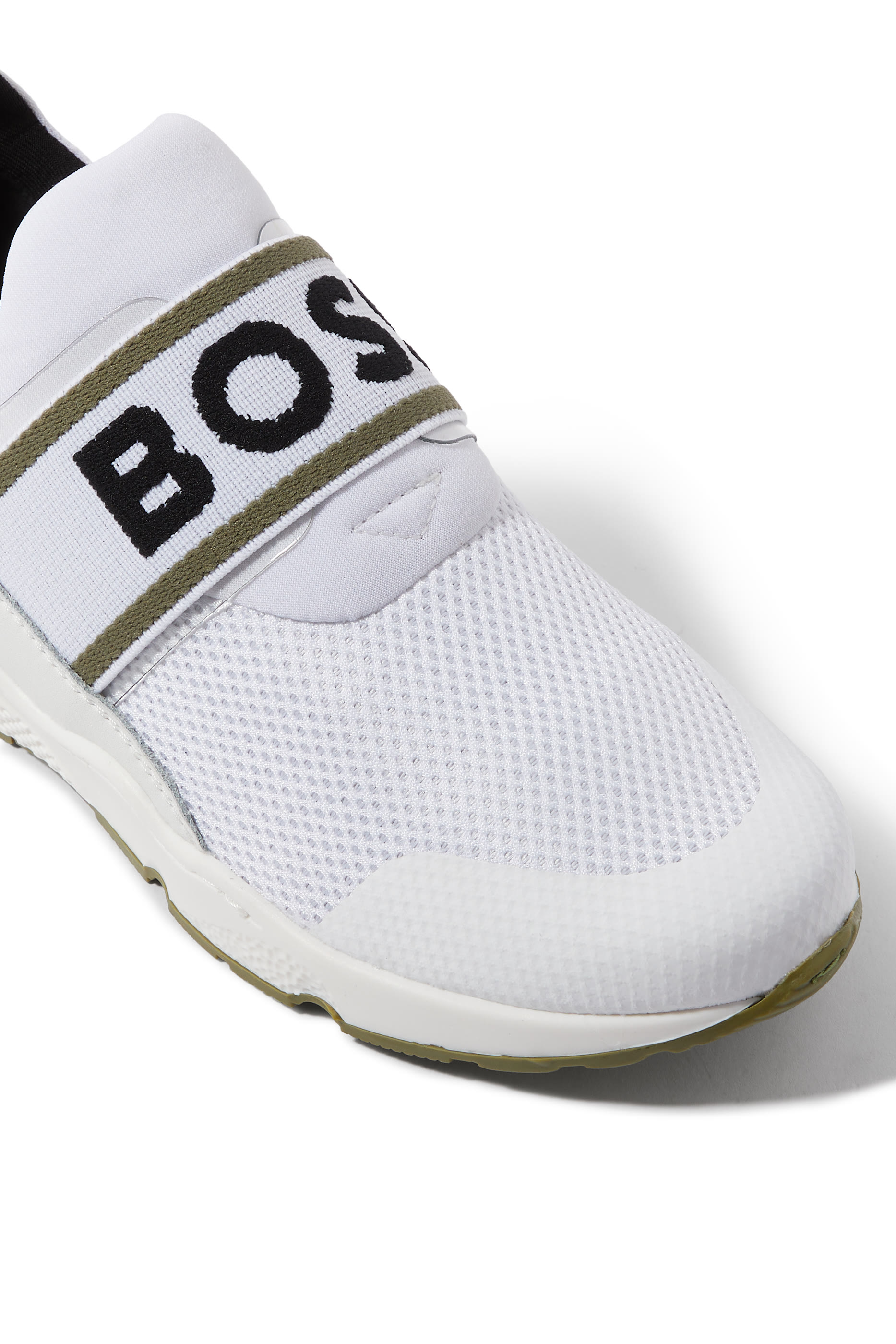 Kids' Leather & Mesh Sneakers