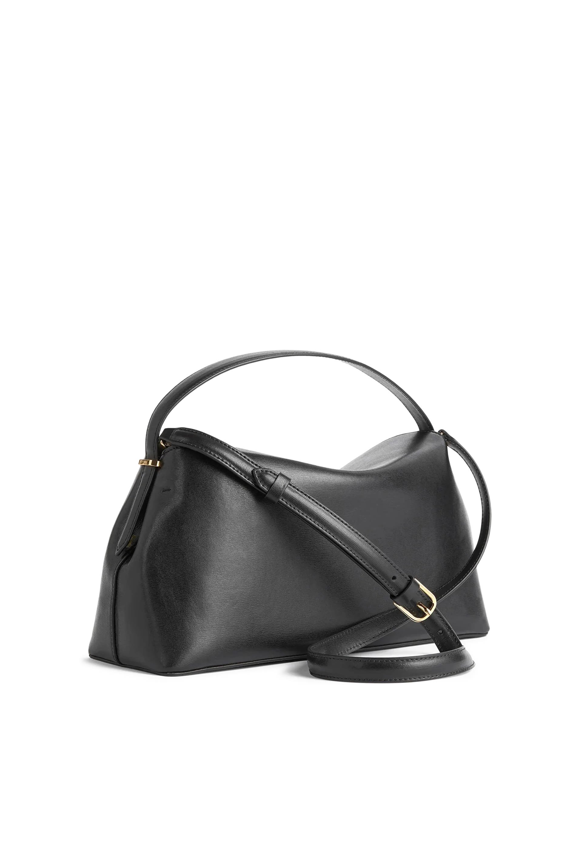  T-Lock Leather Top-Handle Bag 