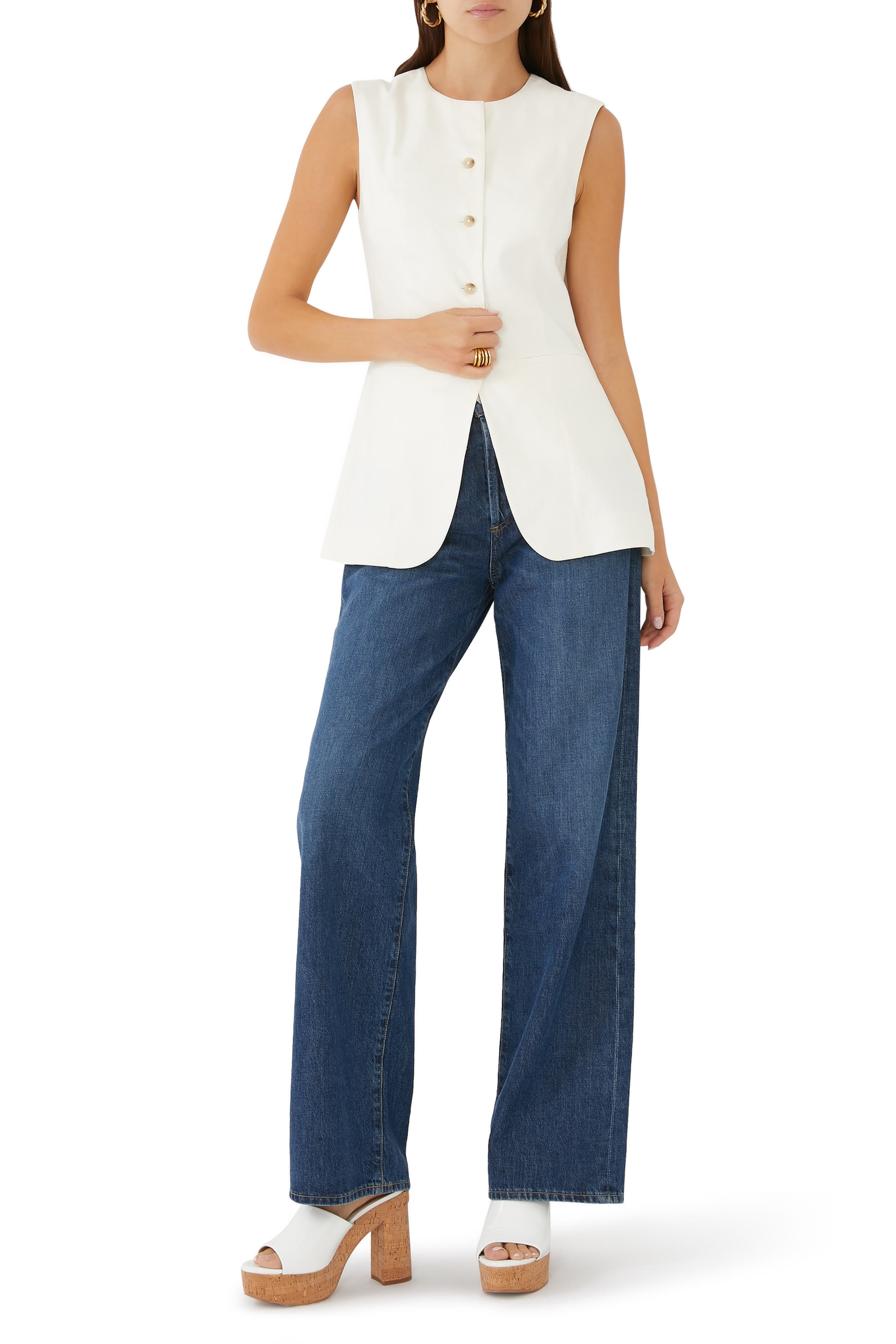 Rosalie 115 Leather Mules