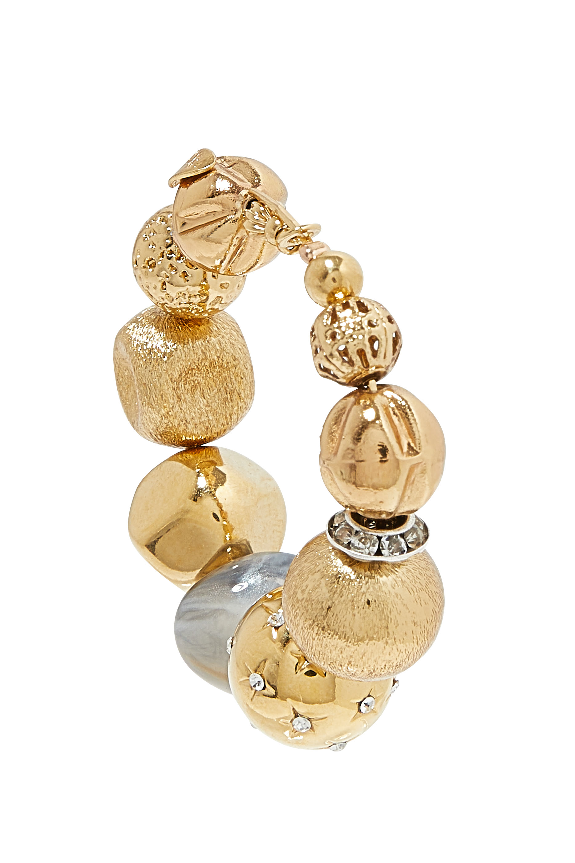 Palazzio Hoop Earrings, Gold-Plated Brass