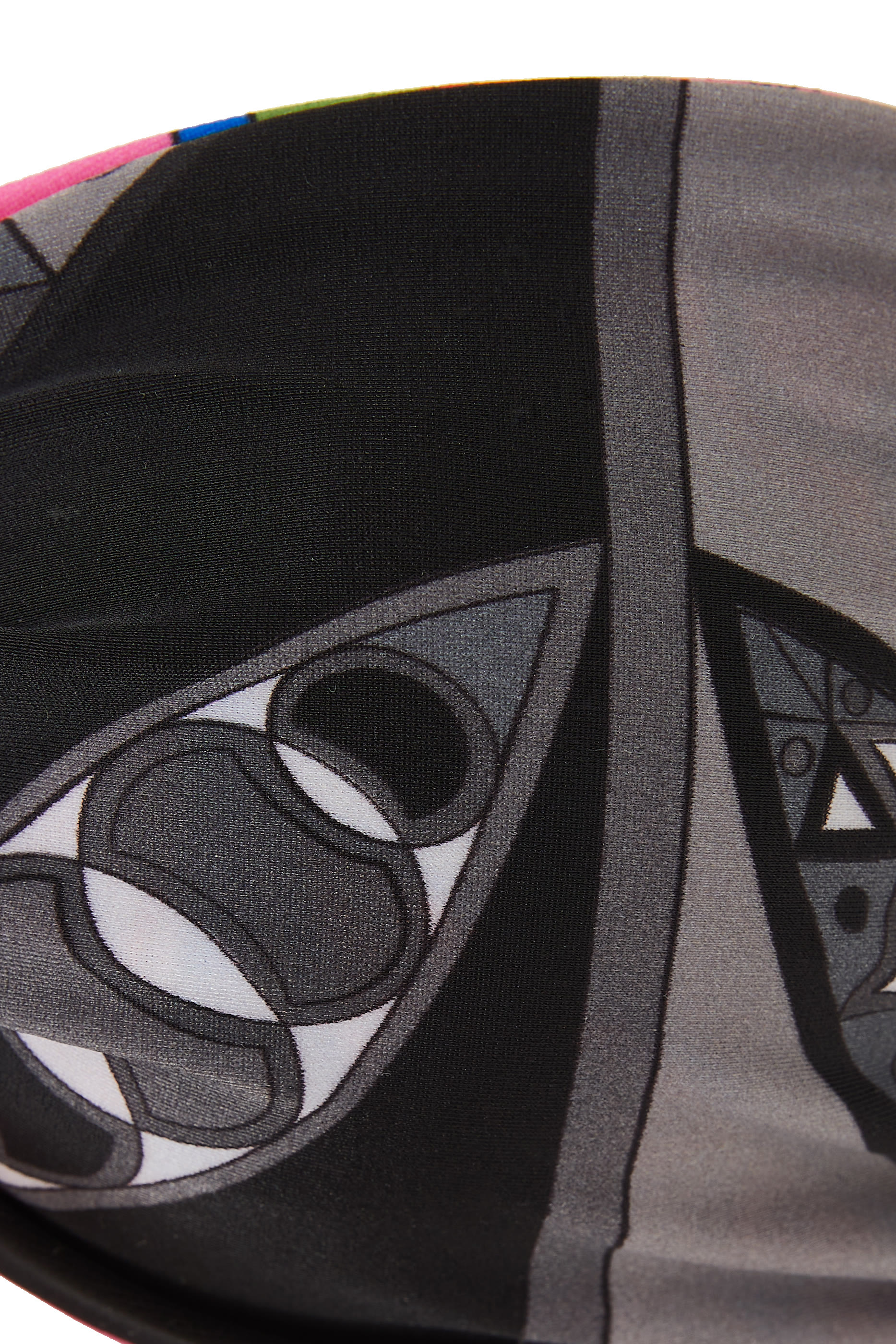 Girandole-Print Reversible Bikini Top