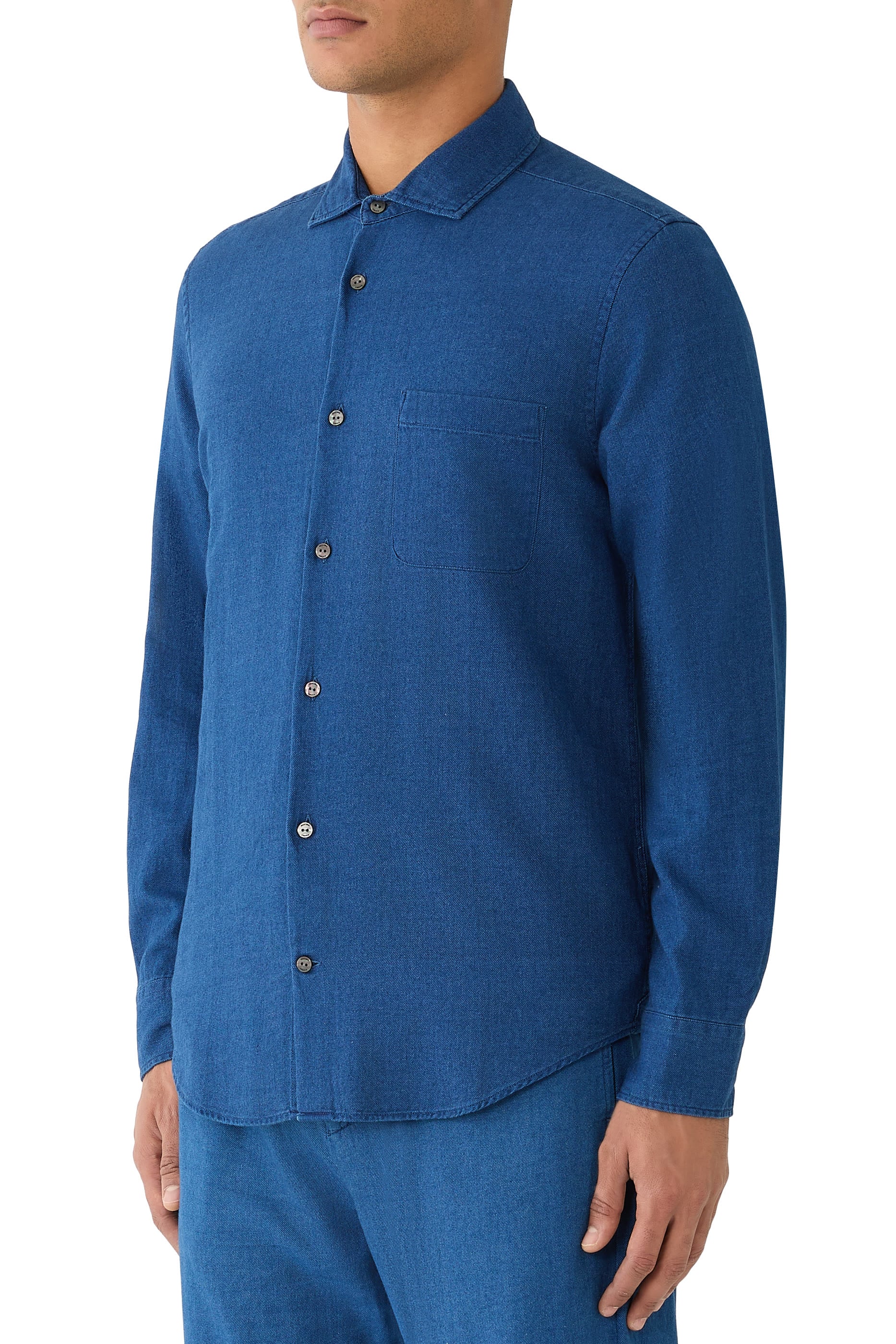 Emilio Denim-Look Shirt