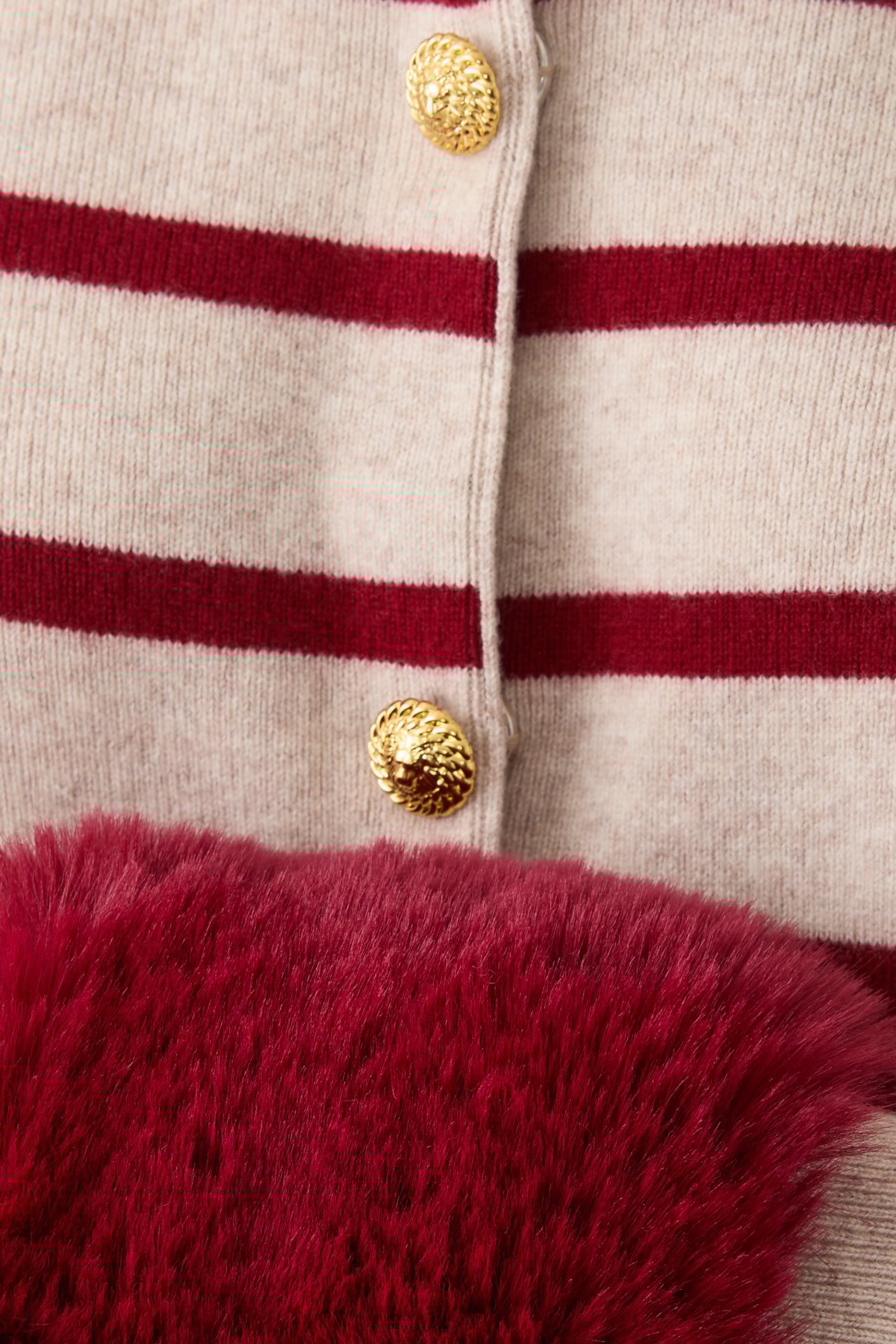 Striped Button Detail Shirt