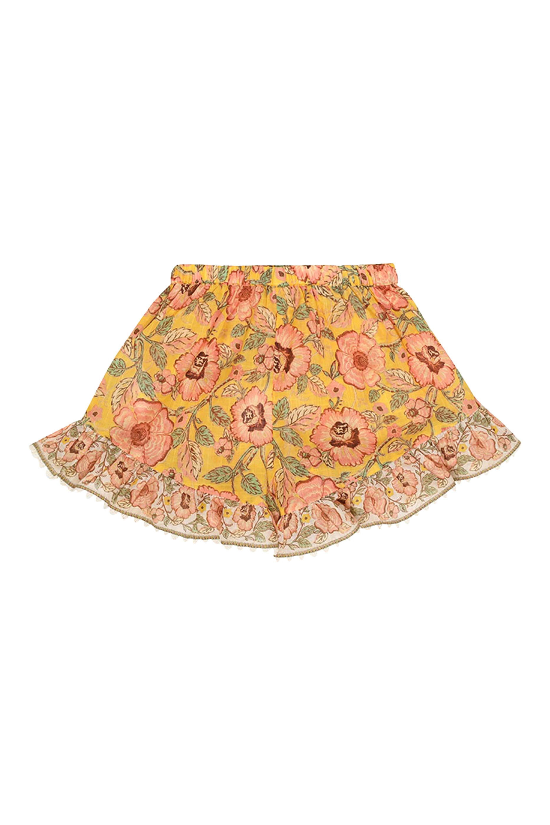Kids Junie Frill Cotton Shorts