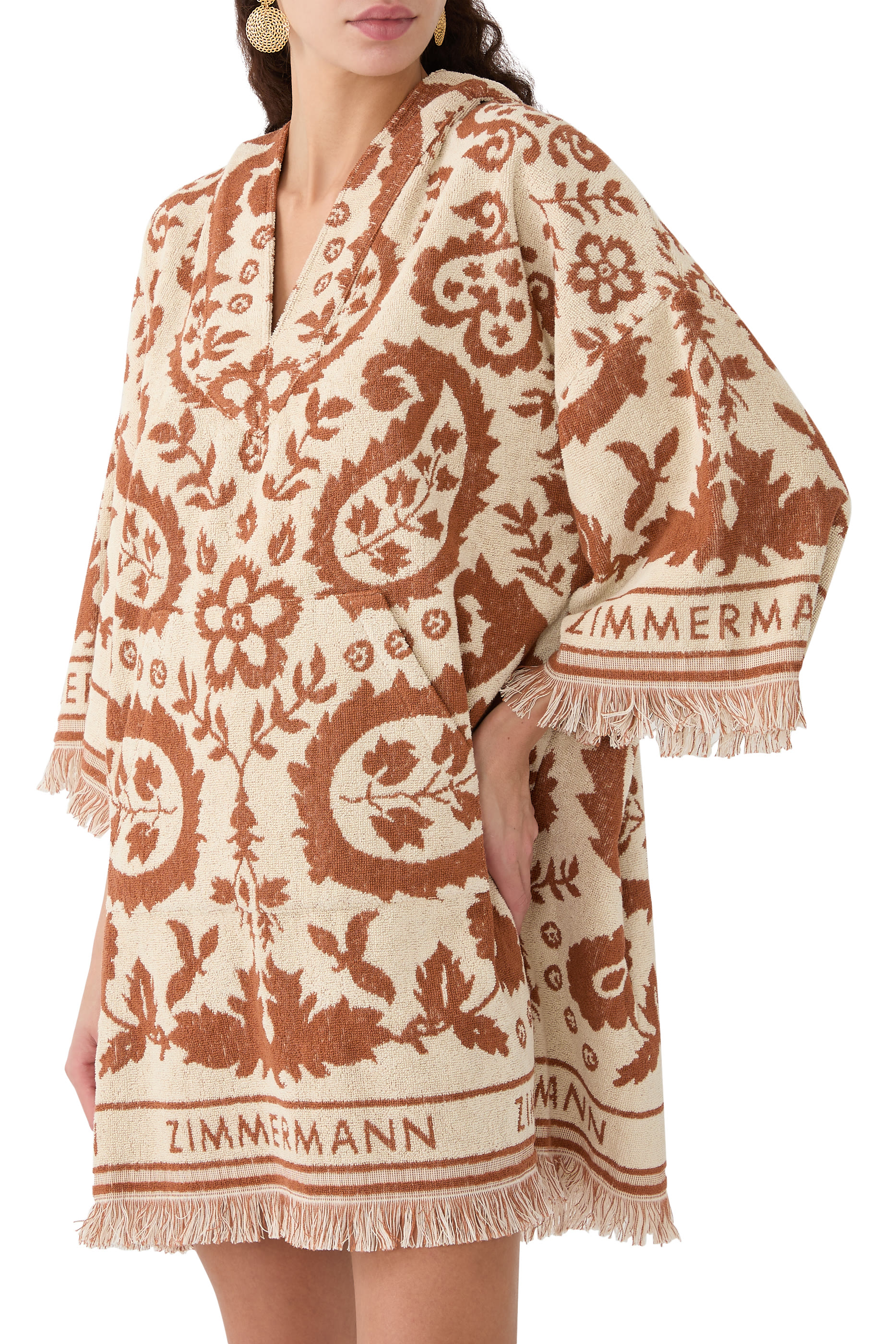 Wylie Hooded Toweling Dress