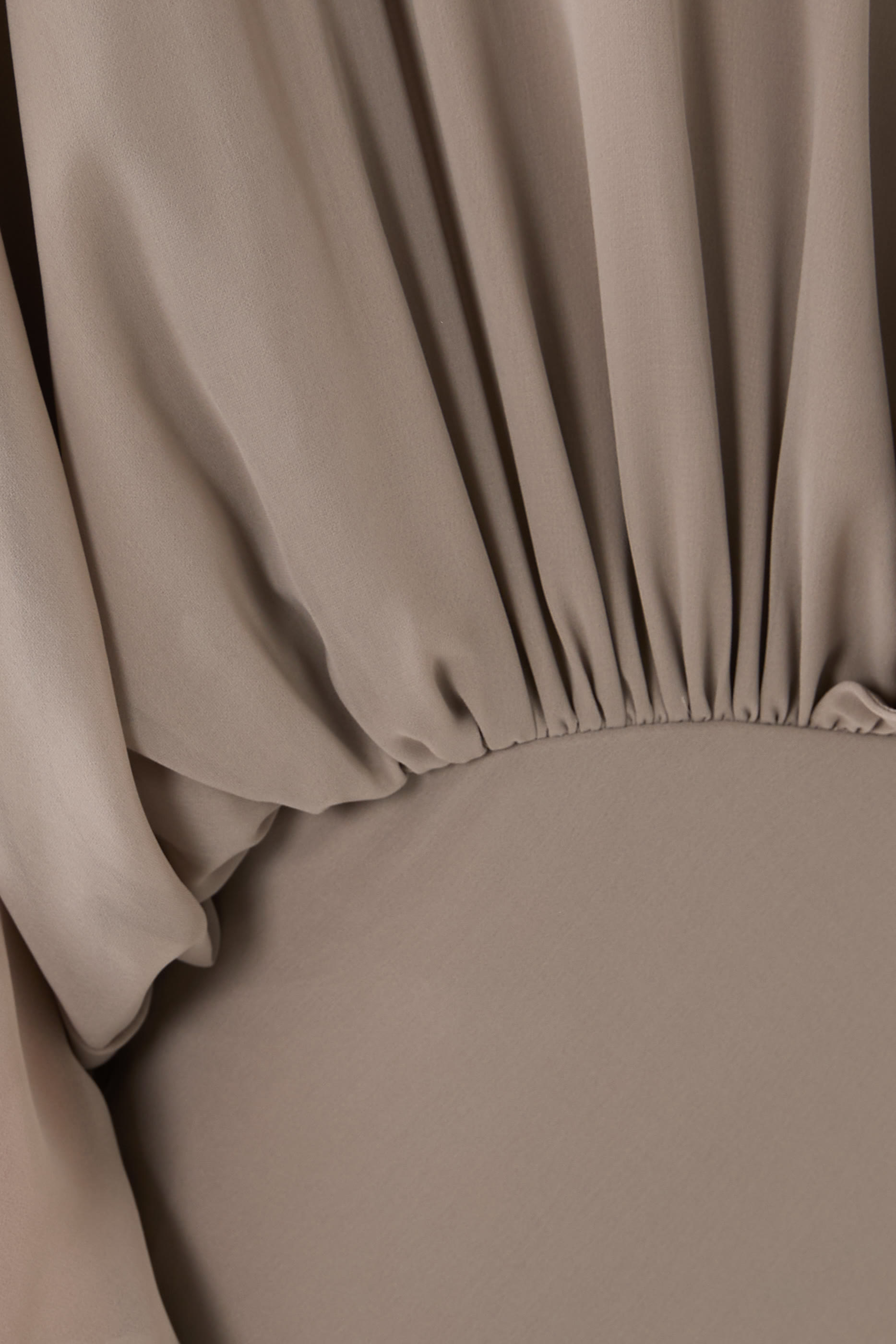 Chiffon Long Sleeves Maxi Dress