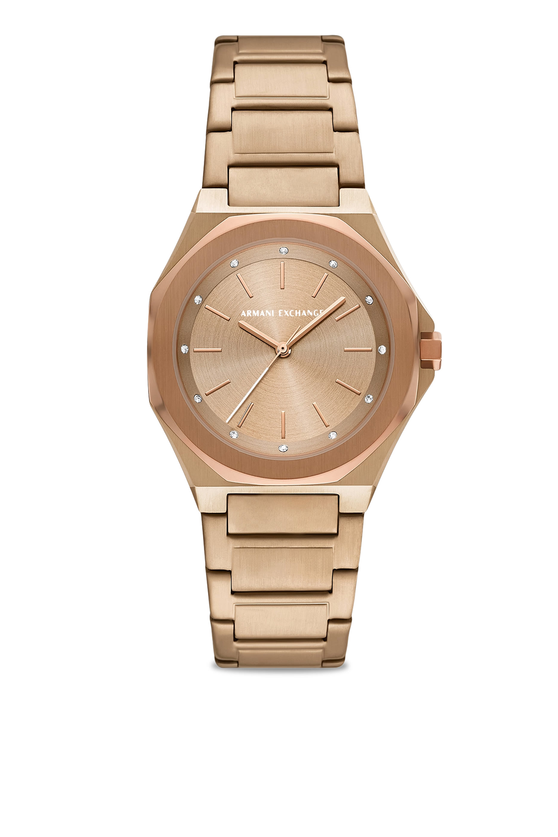 Three-Hand Stainless Steel Watch