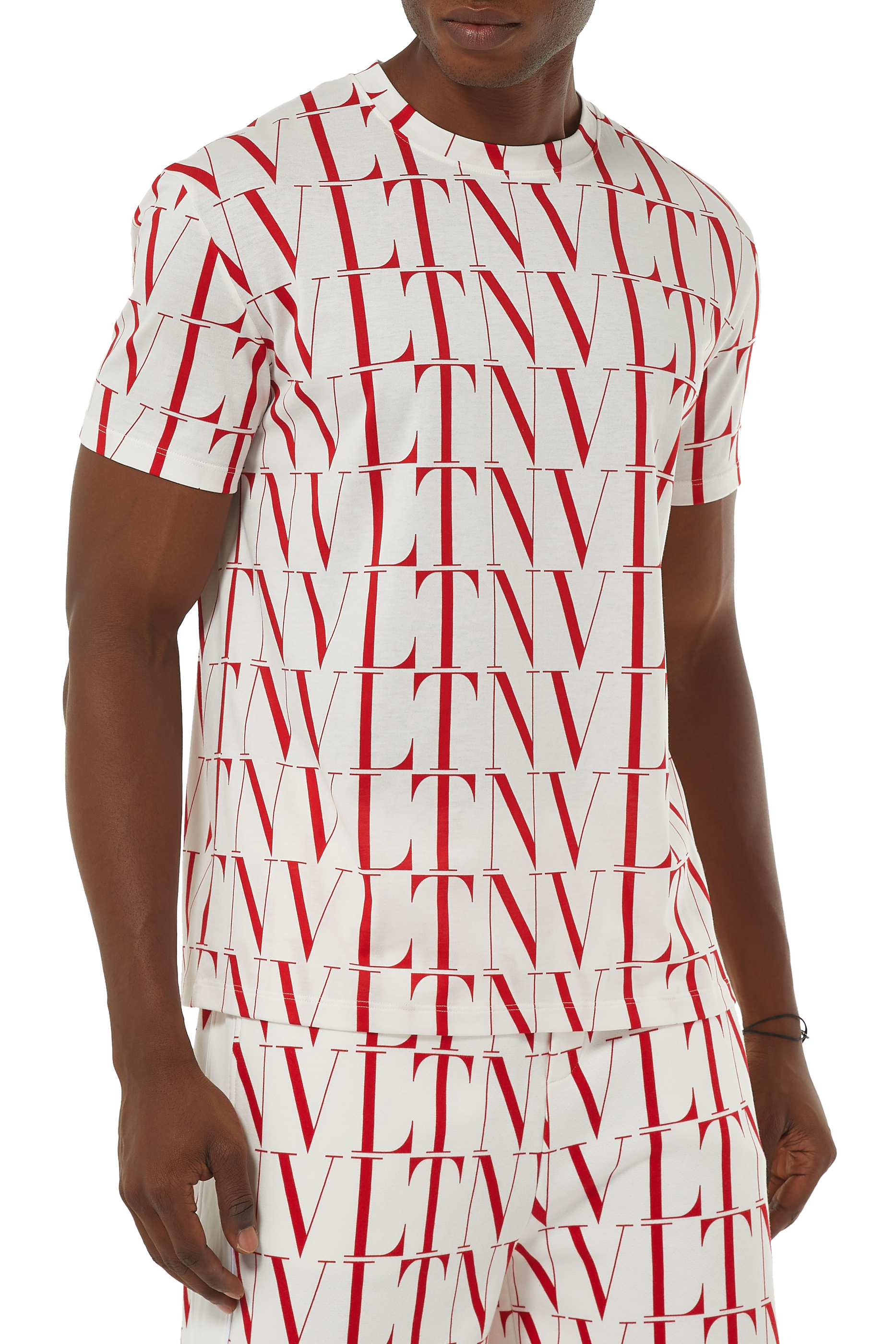 VLTN TIMES Print Cotton T-shirt