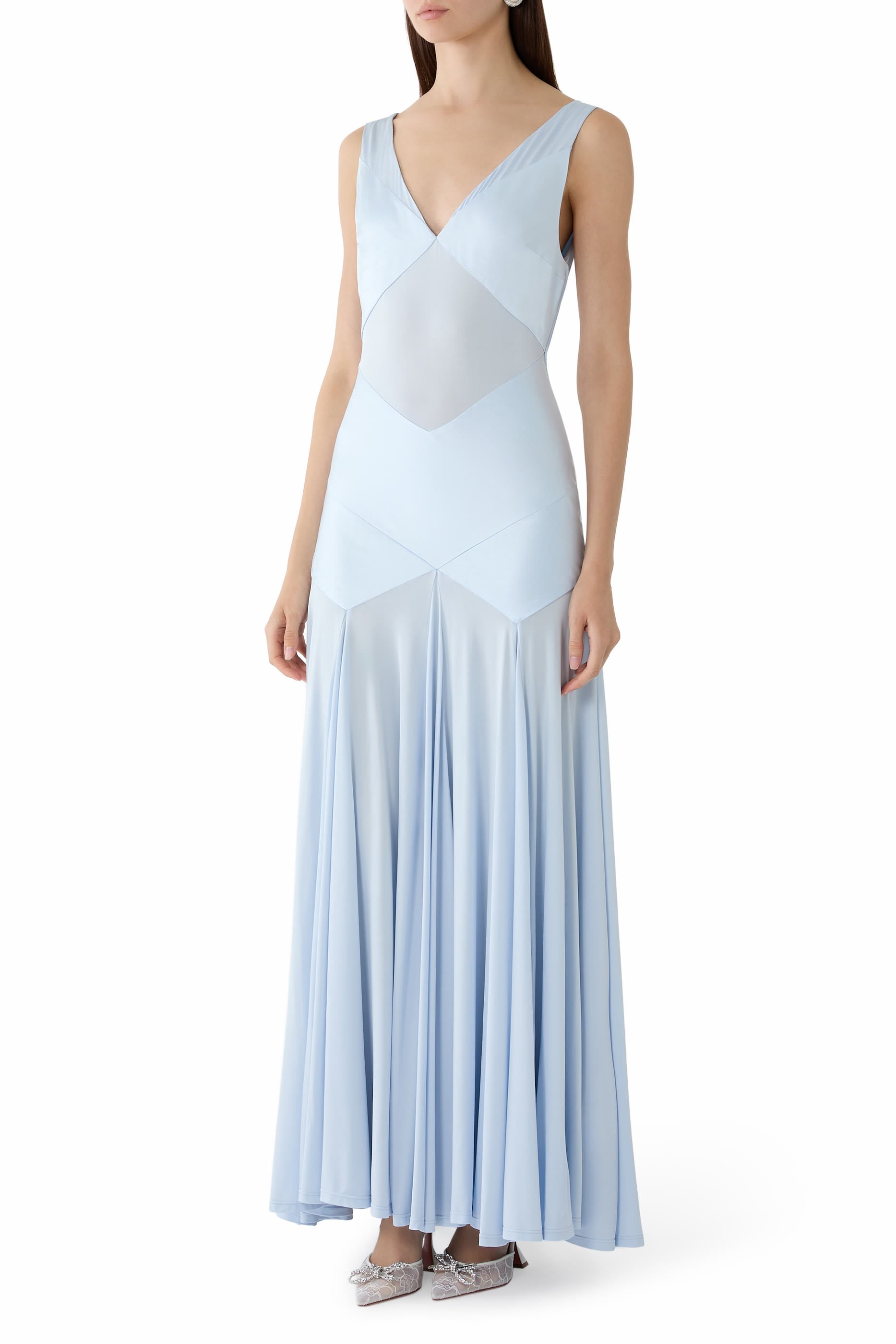 Panelled Maxi Dress