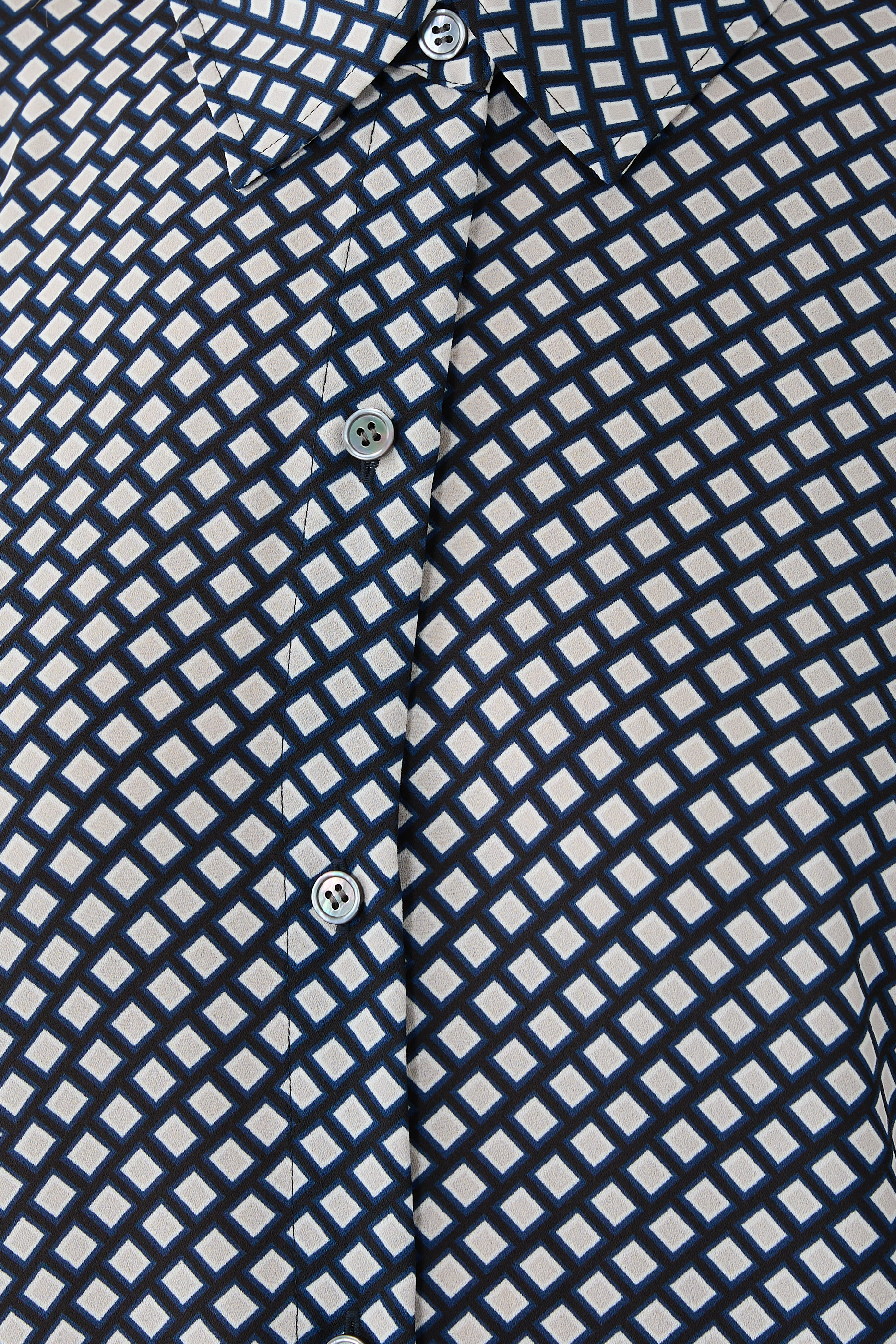 Geo Block Boyfriend Shirt