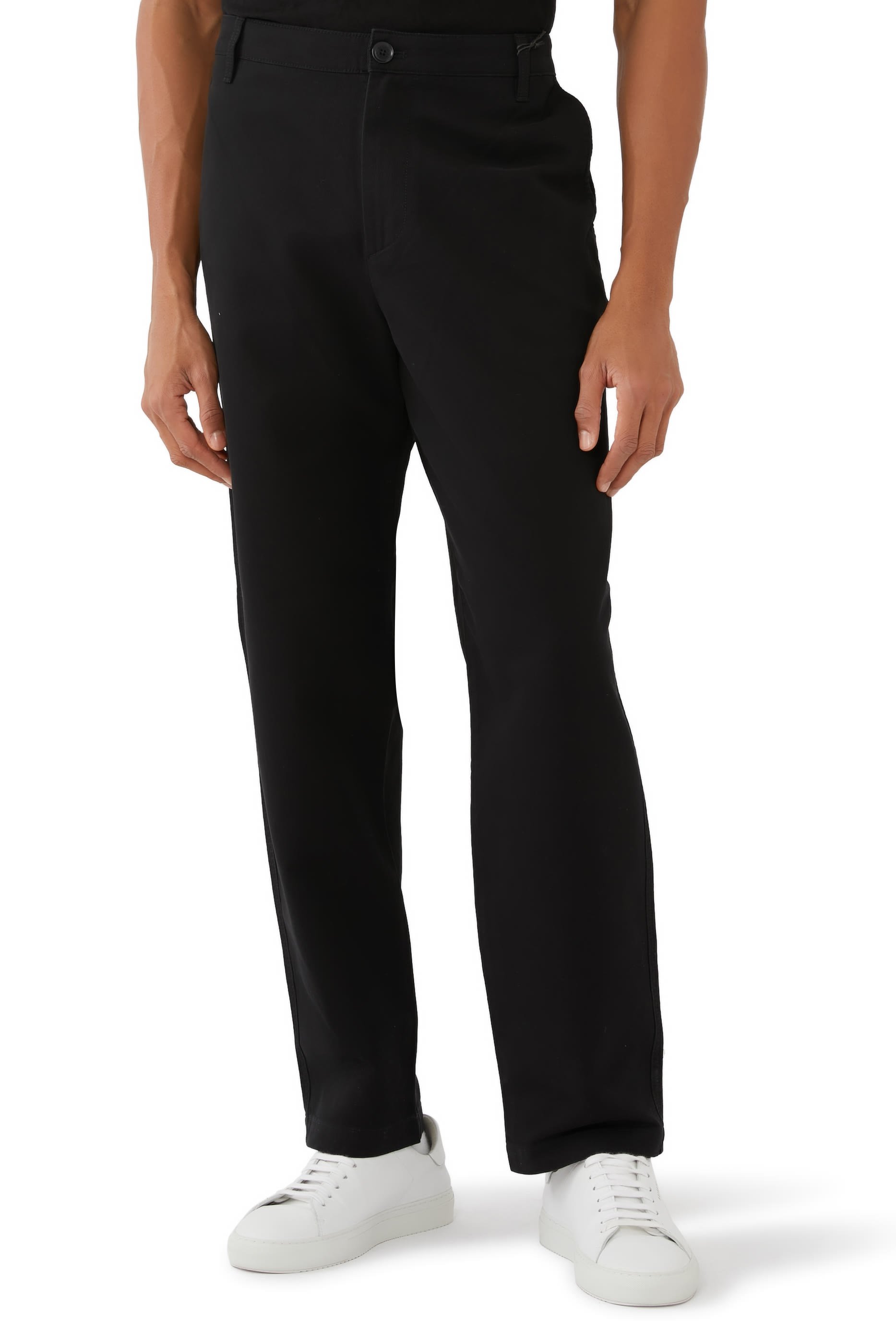 Grid AX Logo Formal Pants