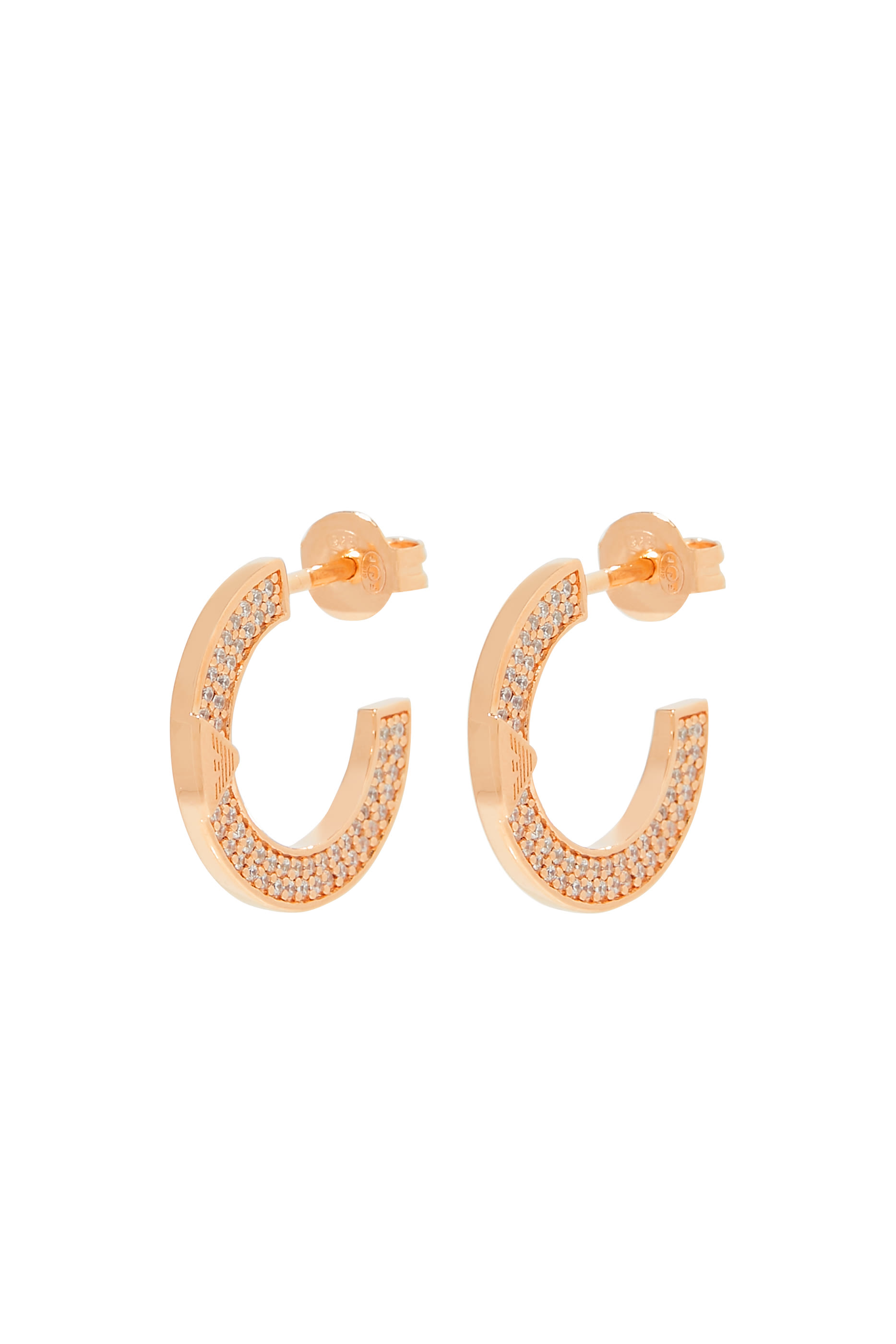 Crystal Hoop Earrings