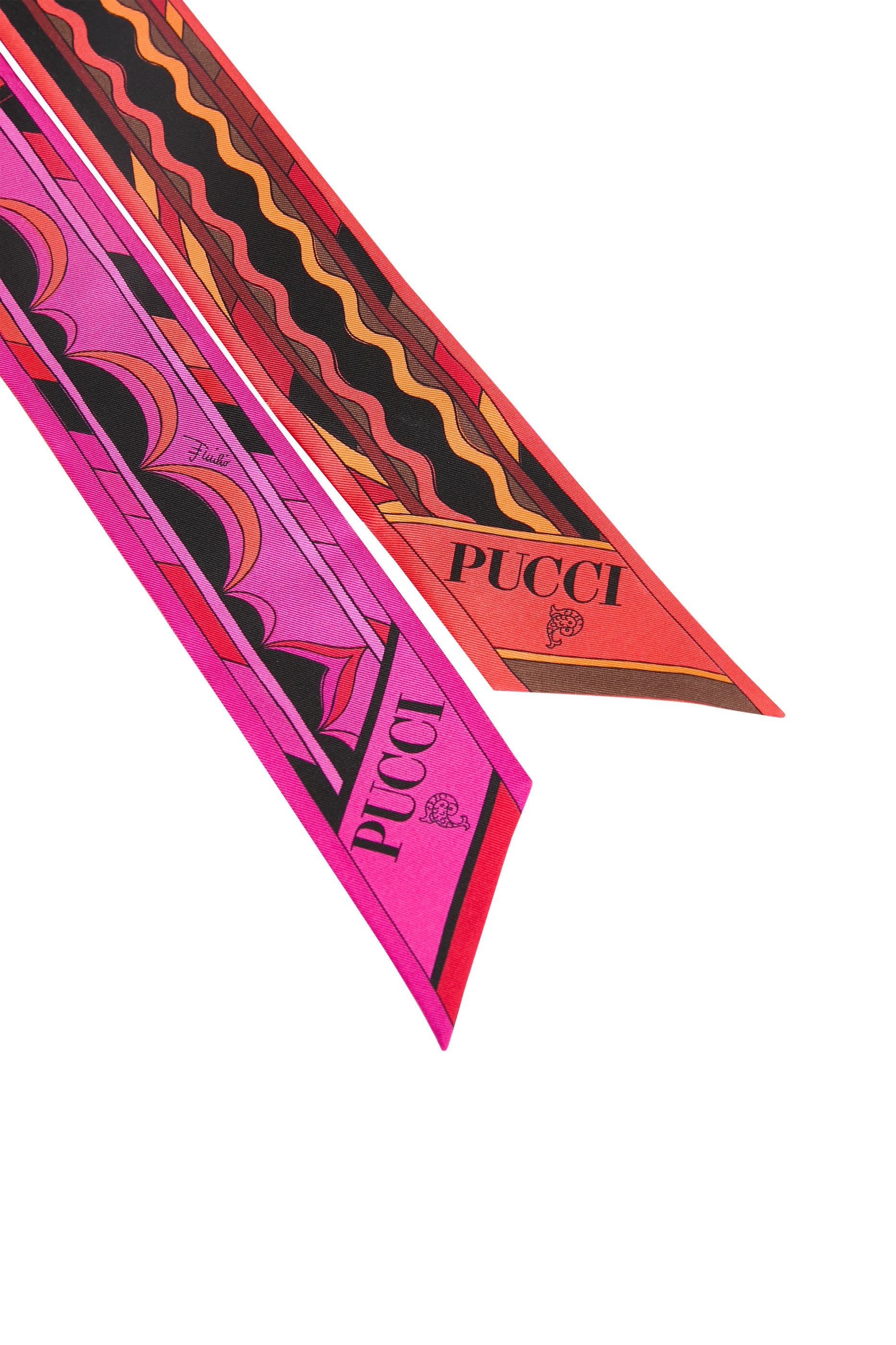 Mixed Print Silk Twill Scarf