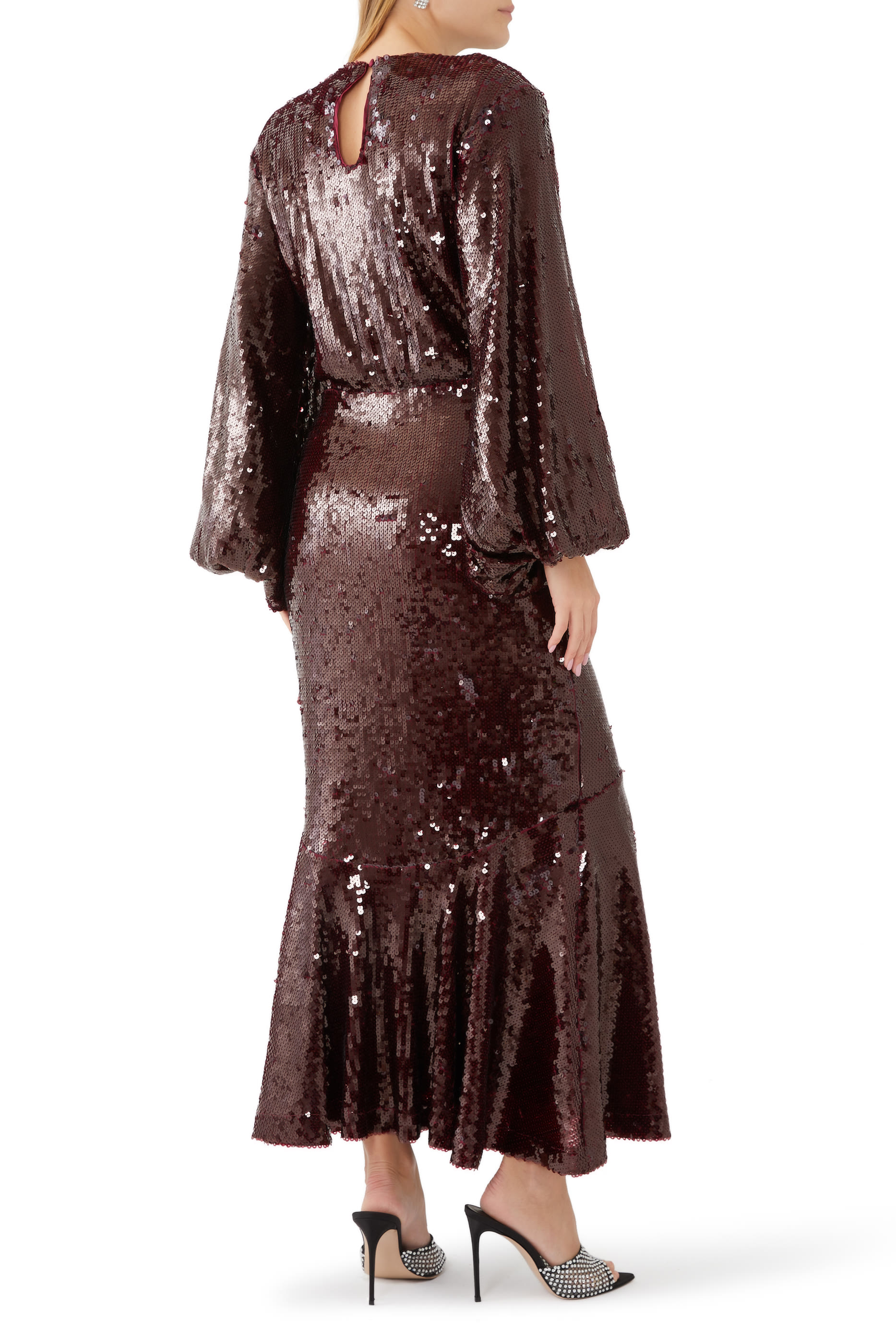 Billia Sequin Maxi Dress