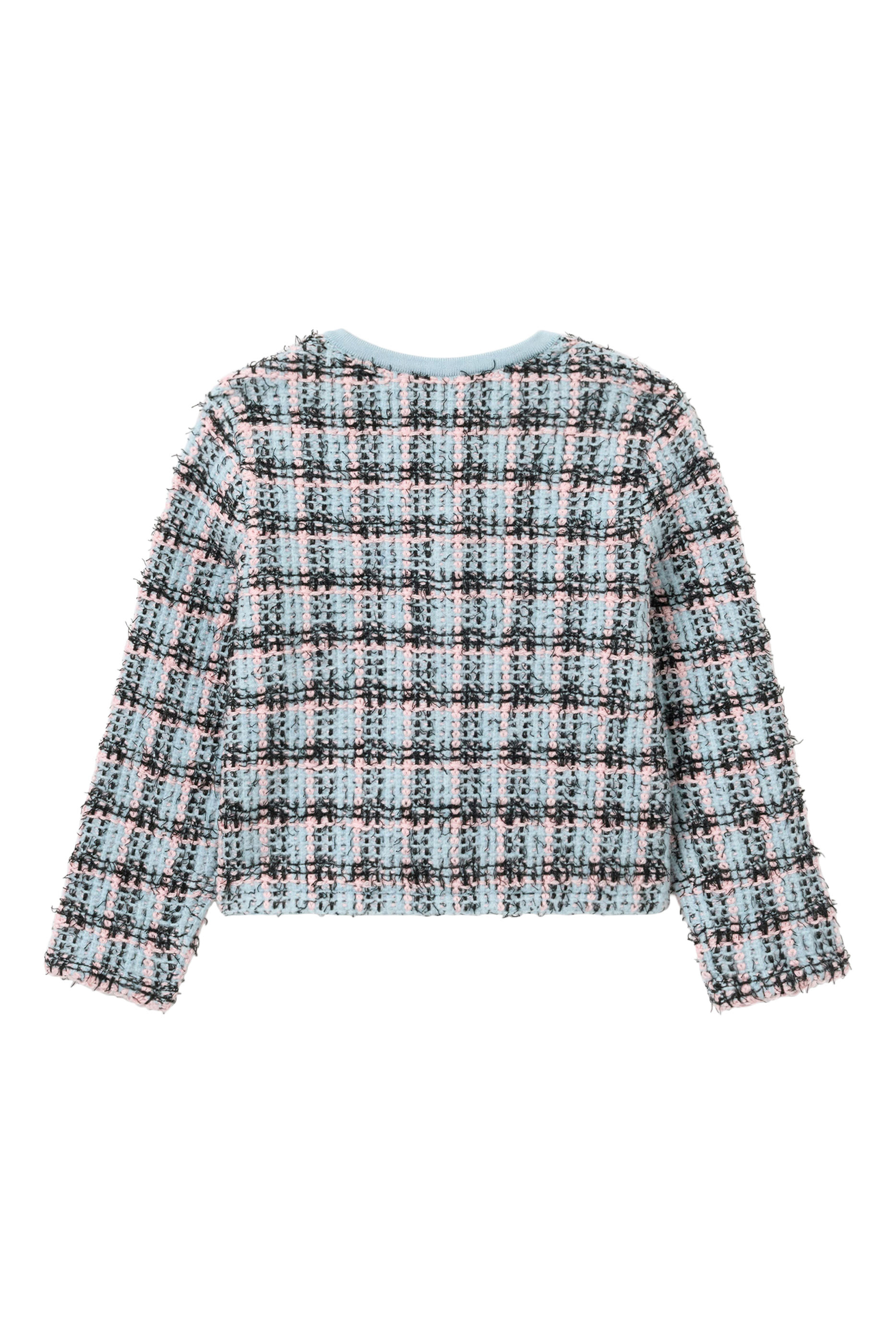 Kids Textured Stripe Cardigan 