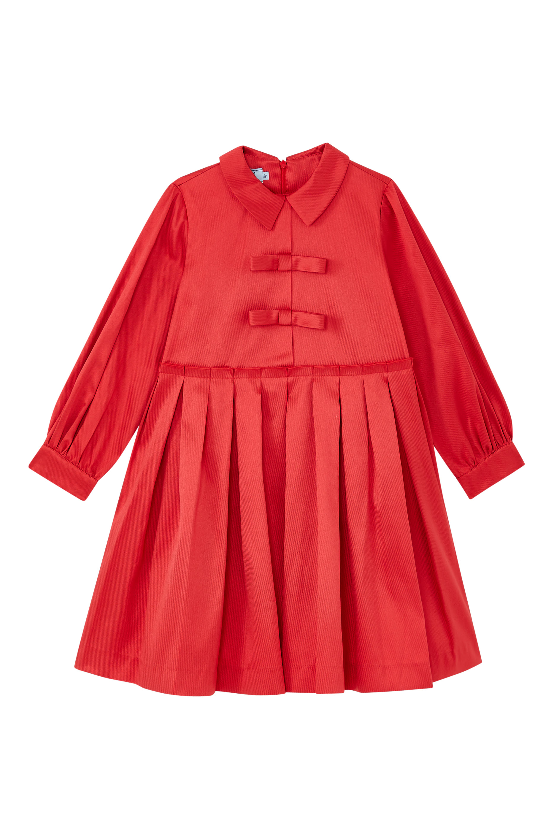 Kids Pleated Mikado Dress