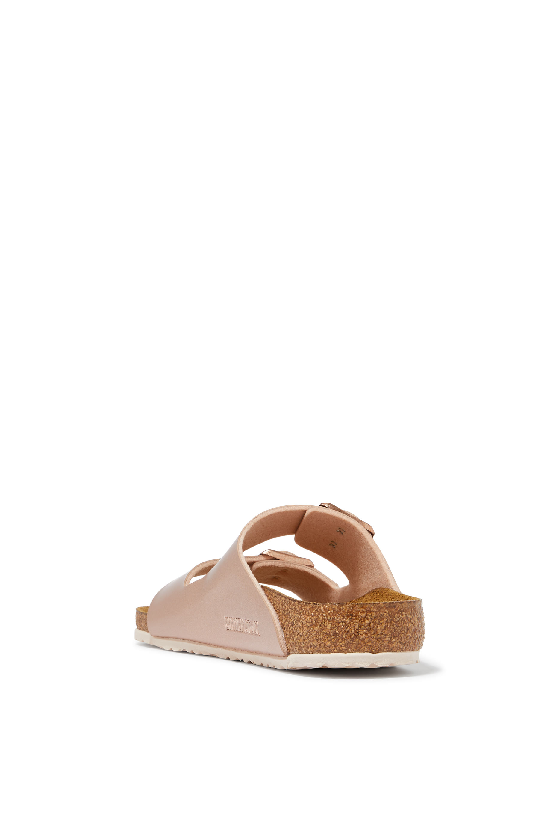 Kids Arizona Birko-Flor Metallic Sandals