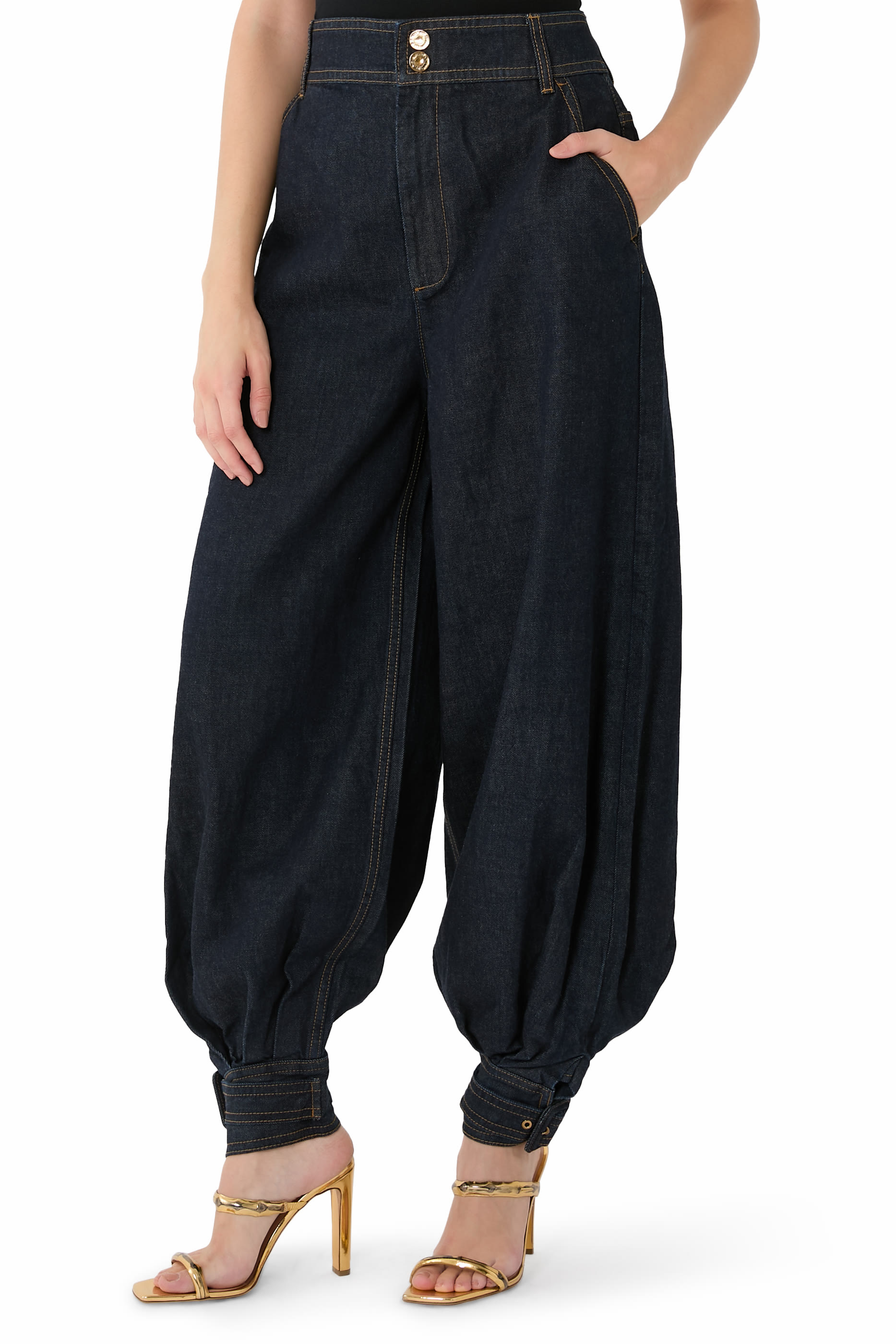 Hypnotic Denim Harem Pants