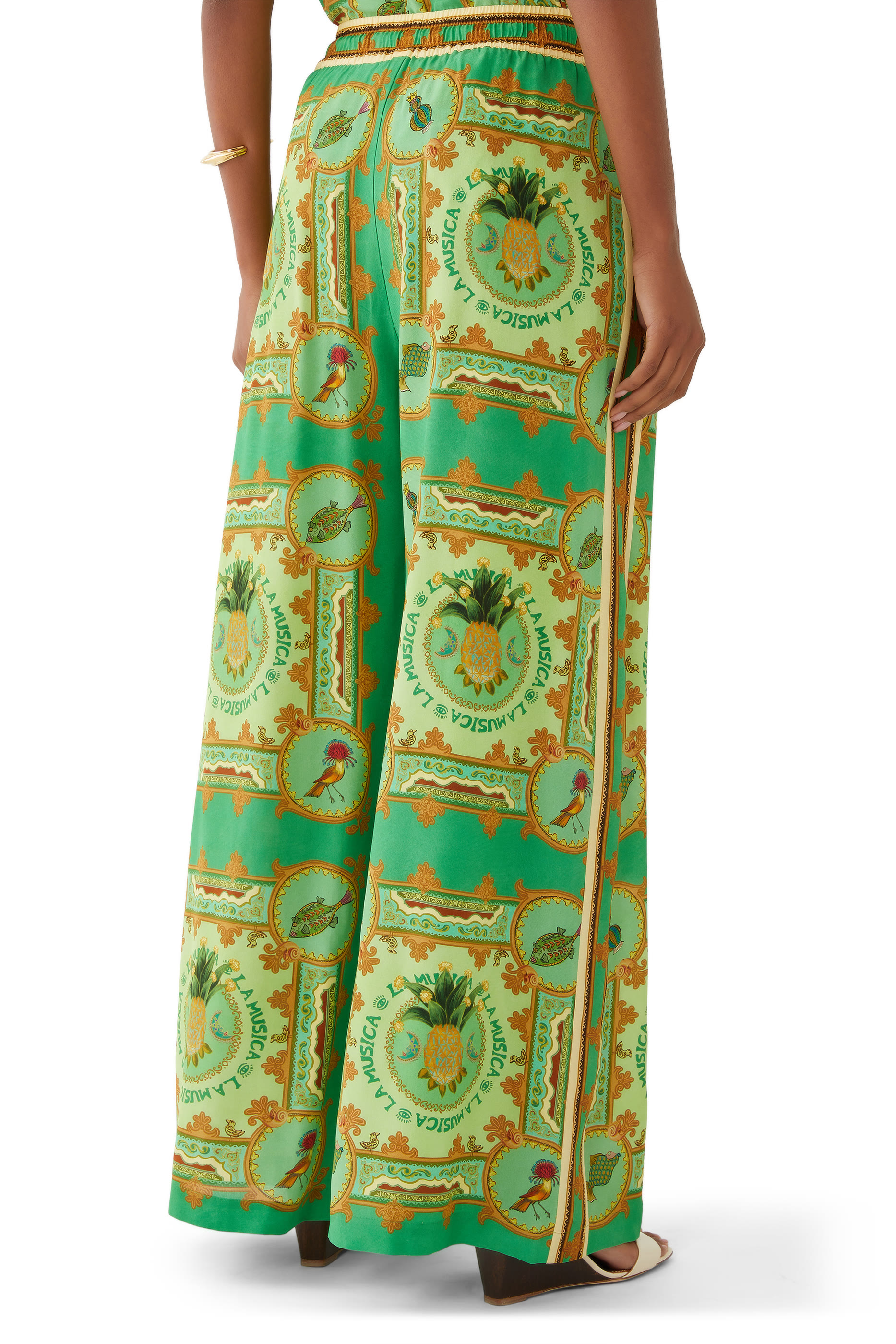 La Musica Silk Pants