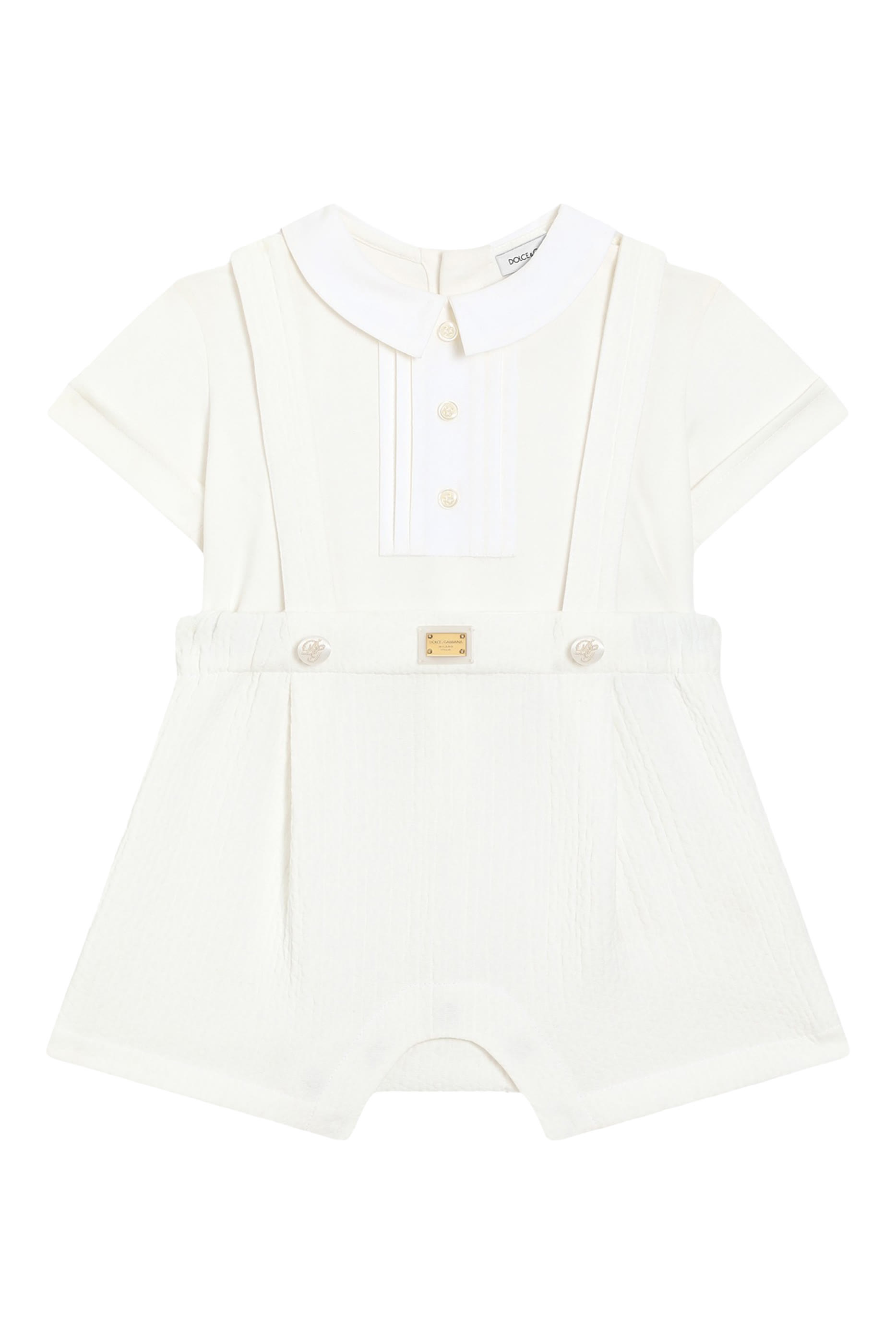Kids  Short-Sleeve Cotton Romper