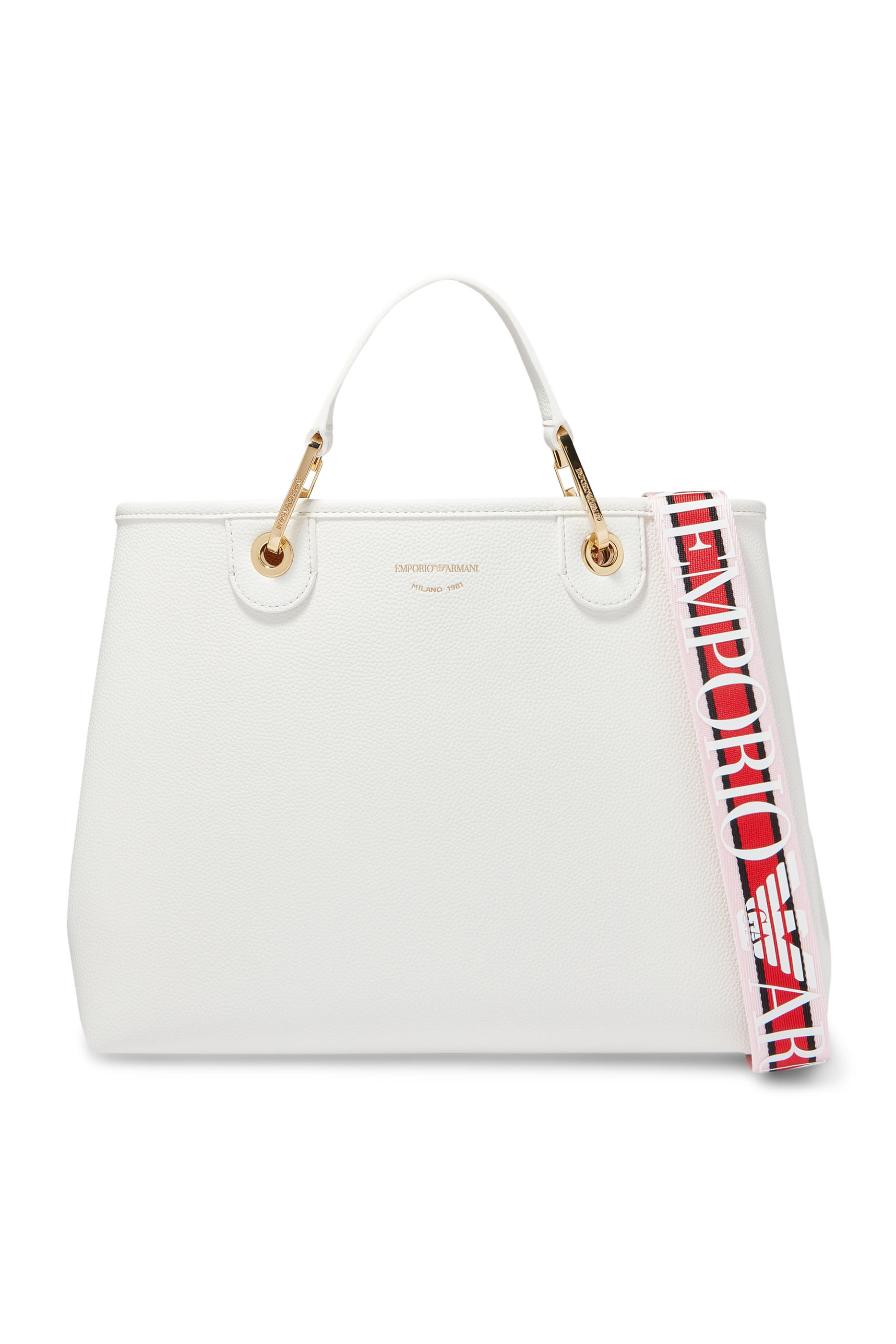 Faux Leather Shopping Bag