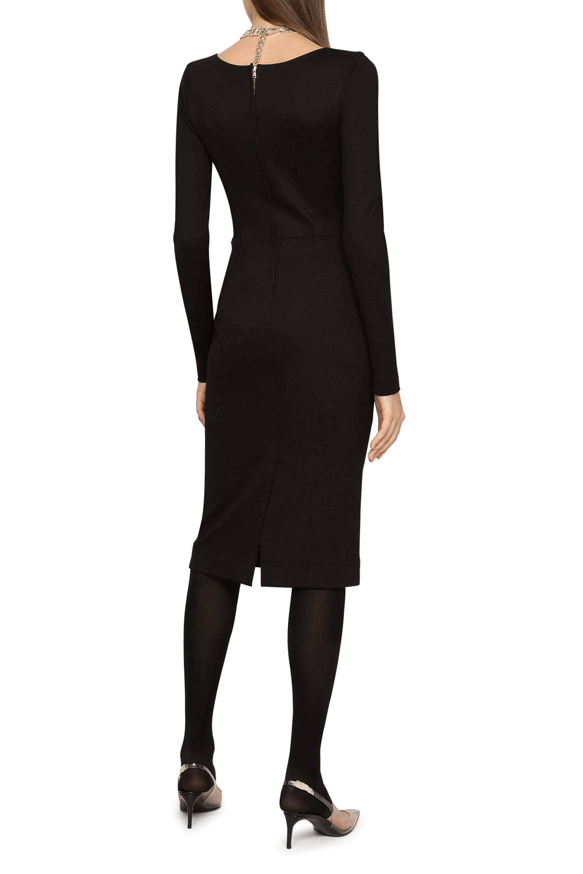 Sleeveless Milano Rib Midi Dress