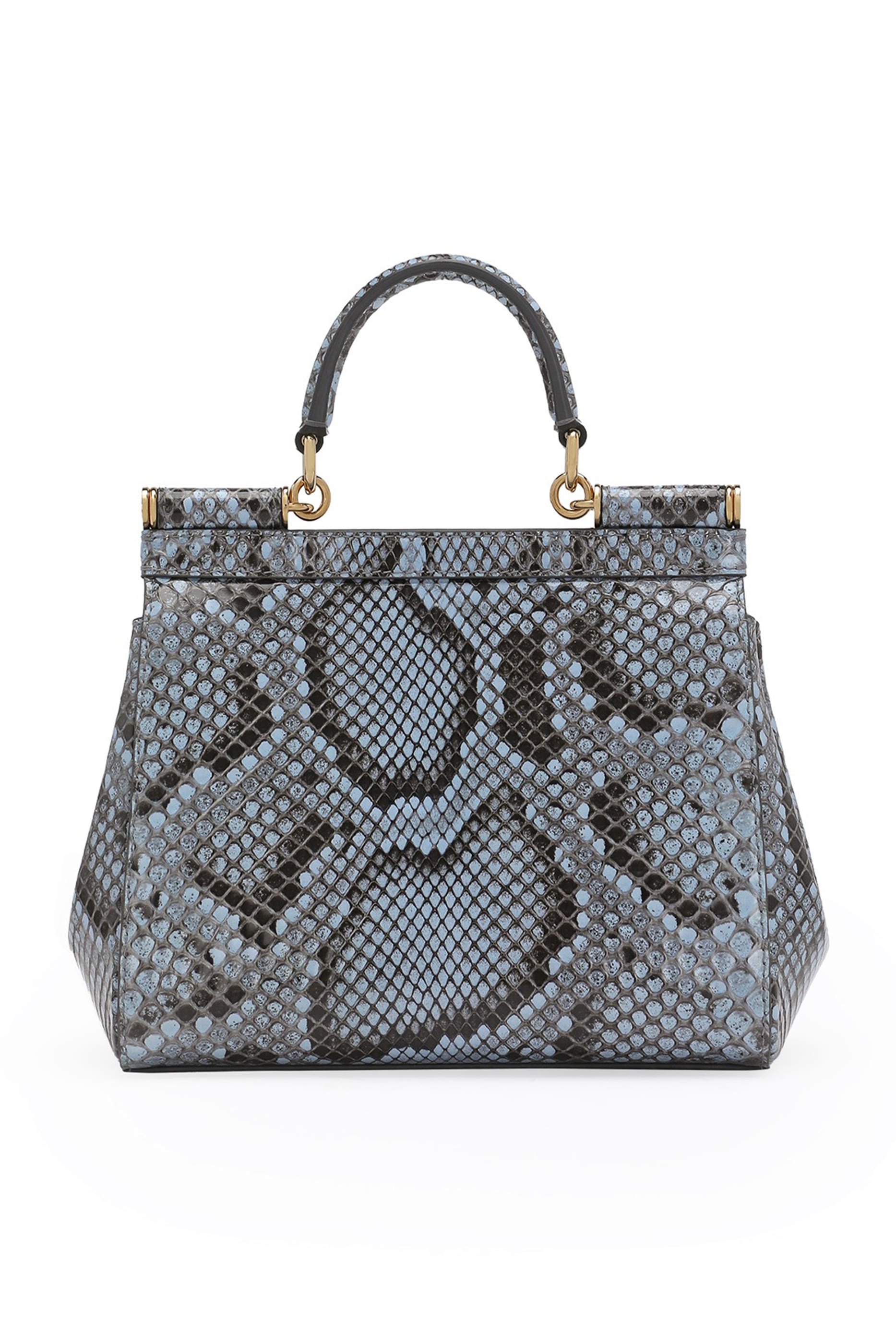 Medium Sicily Python Skin Handbag
