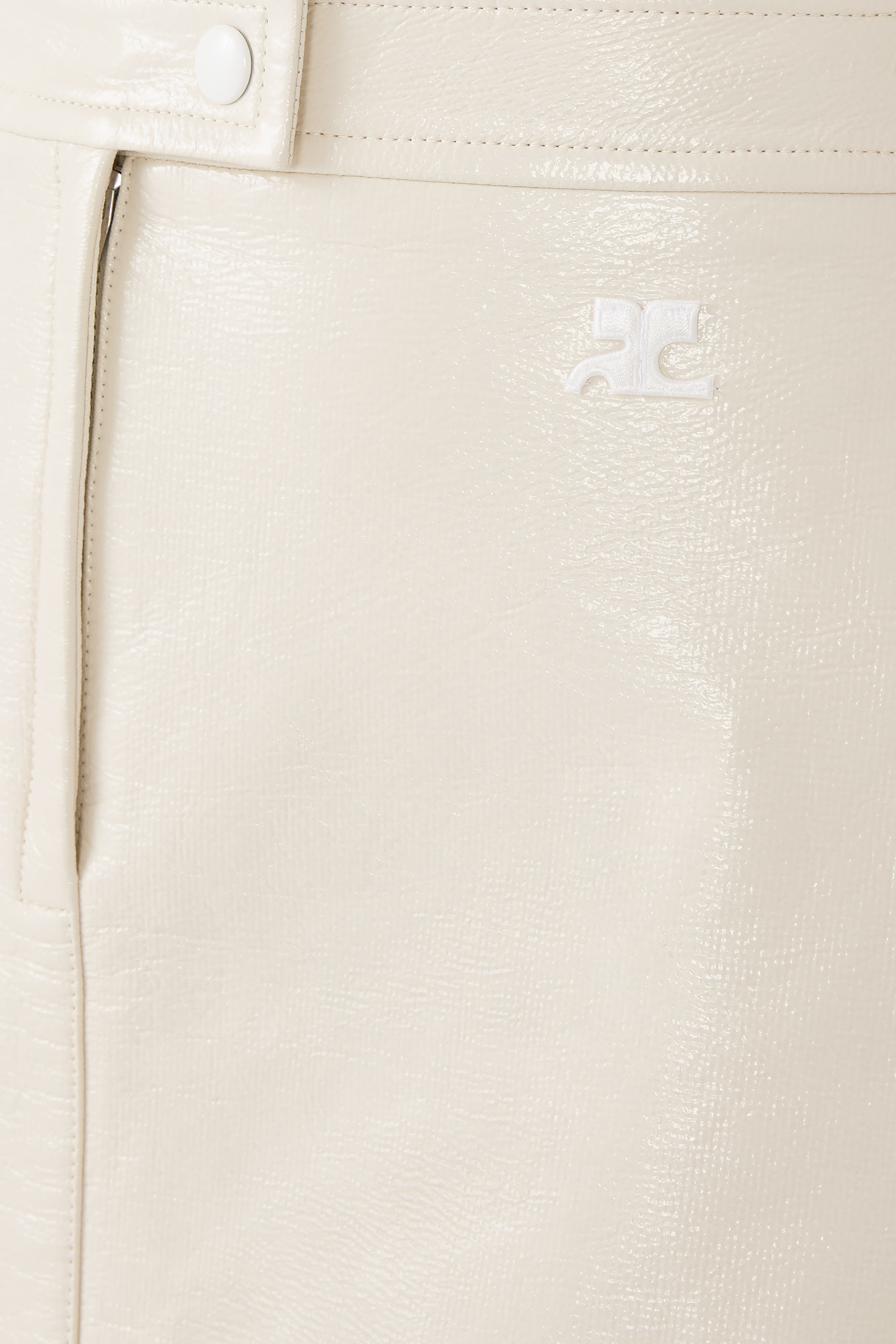 Reedition Vinyl Mini Skirt