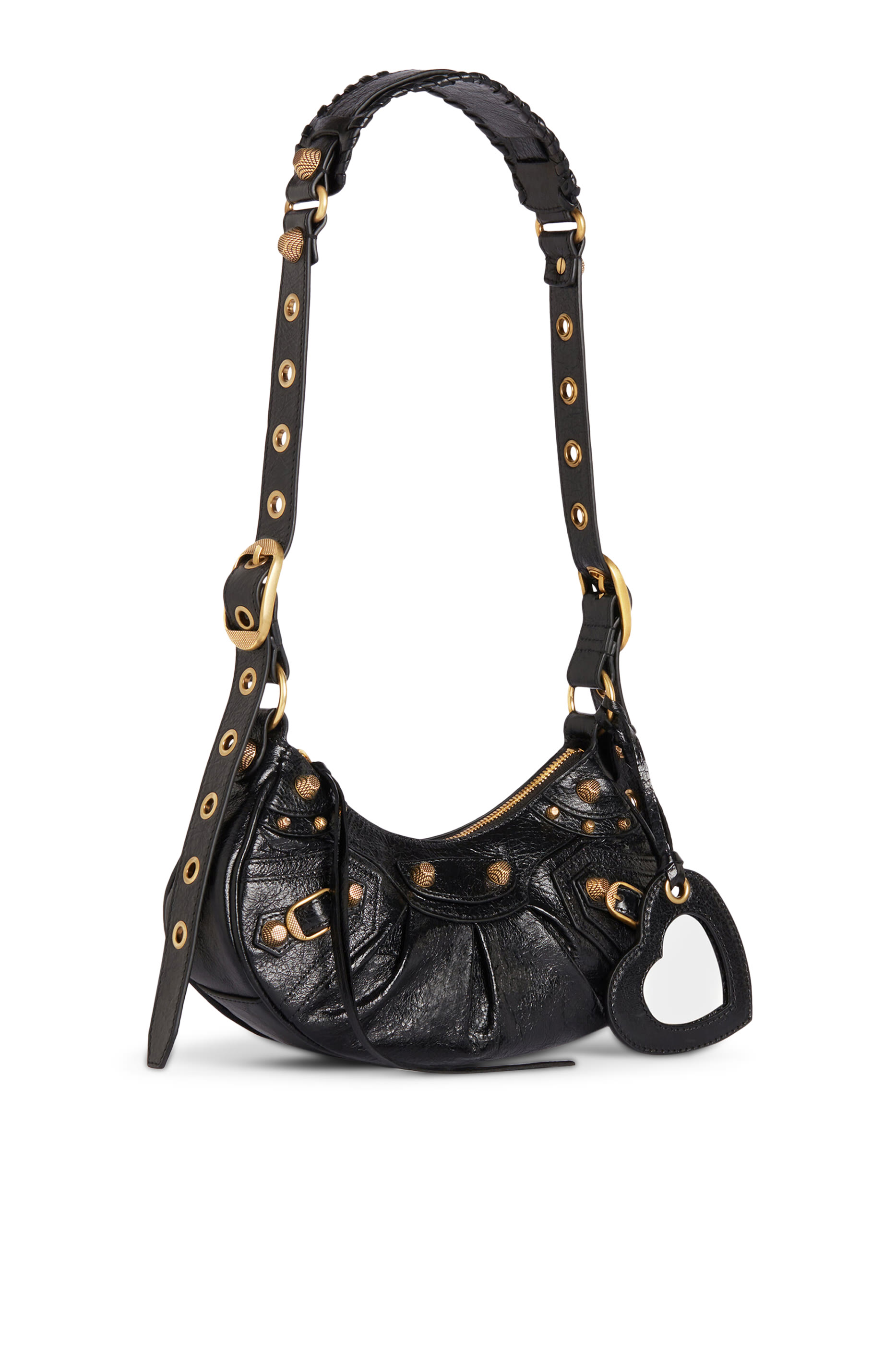 Le Cagole Small Leather Shoulder Bag
